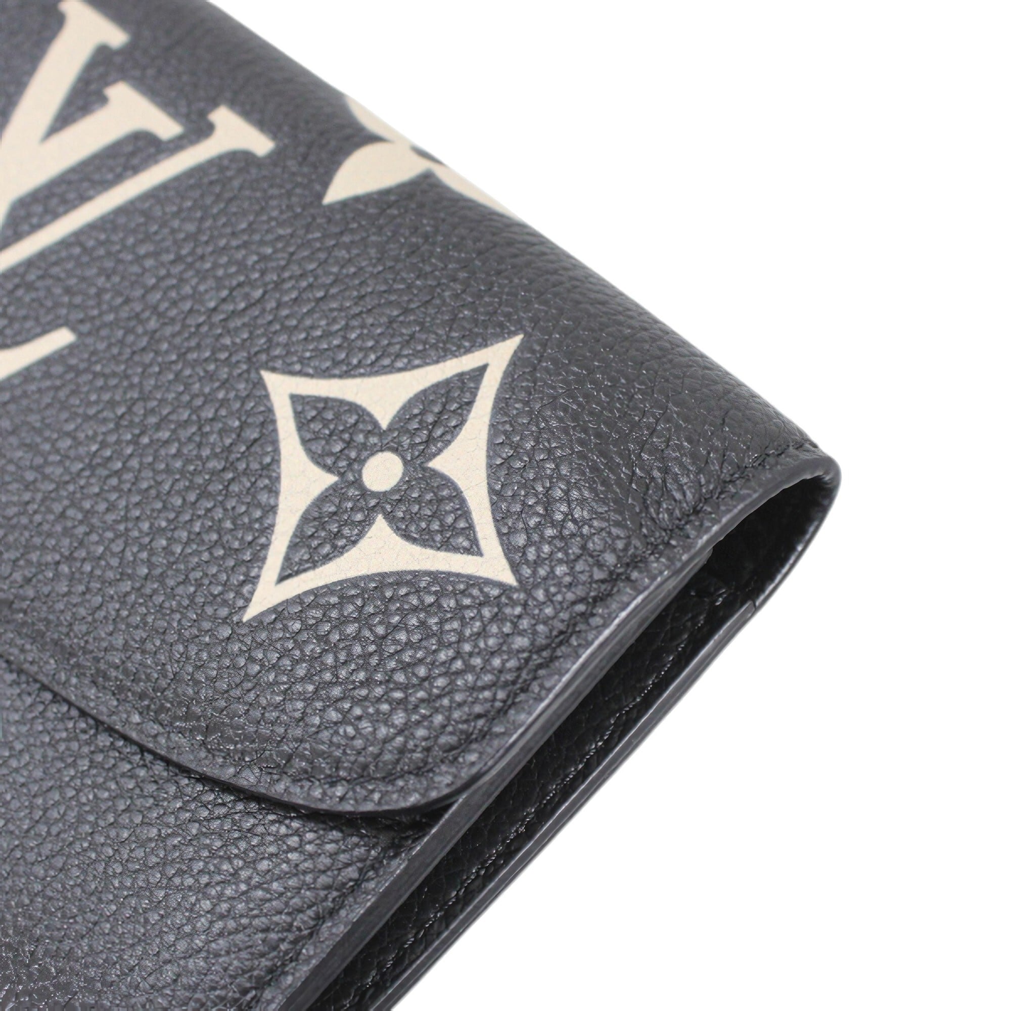 Louis Vuitton Beige Black Monogram Monogram Empreinte Wallet (Bi-Fold) (Pre-Owned)