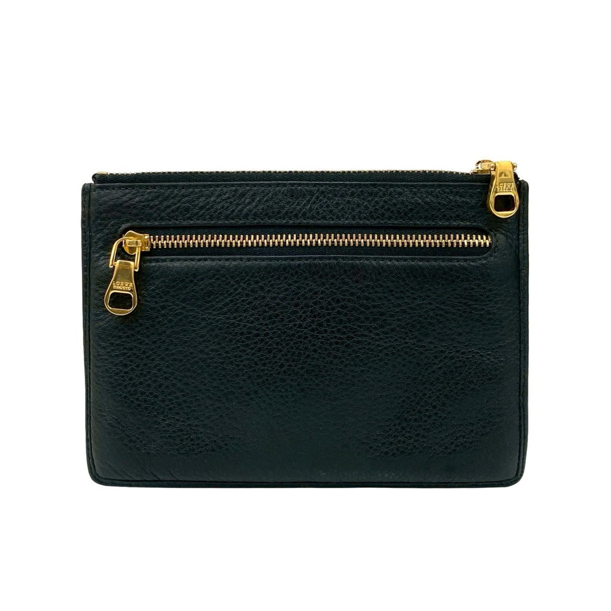 Loewe Black Leather Coin Purse/Coin Case (Pre-Owned)