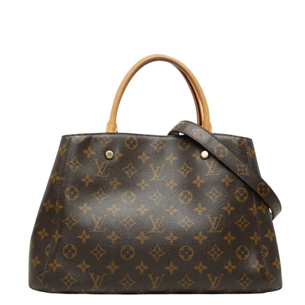Louis Vuitton Brown Pvc Leather Handbag Shoulder Bag (Pre-Owned)