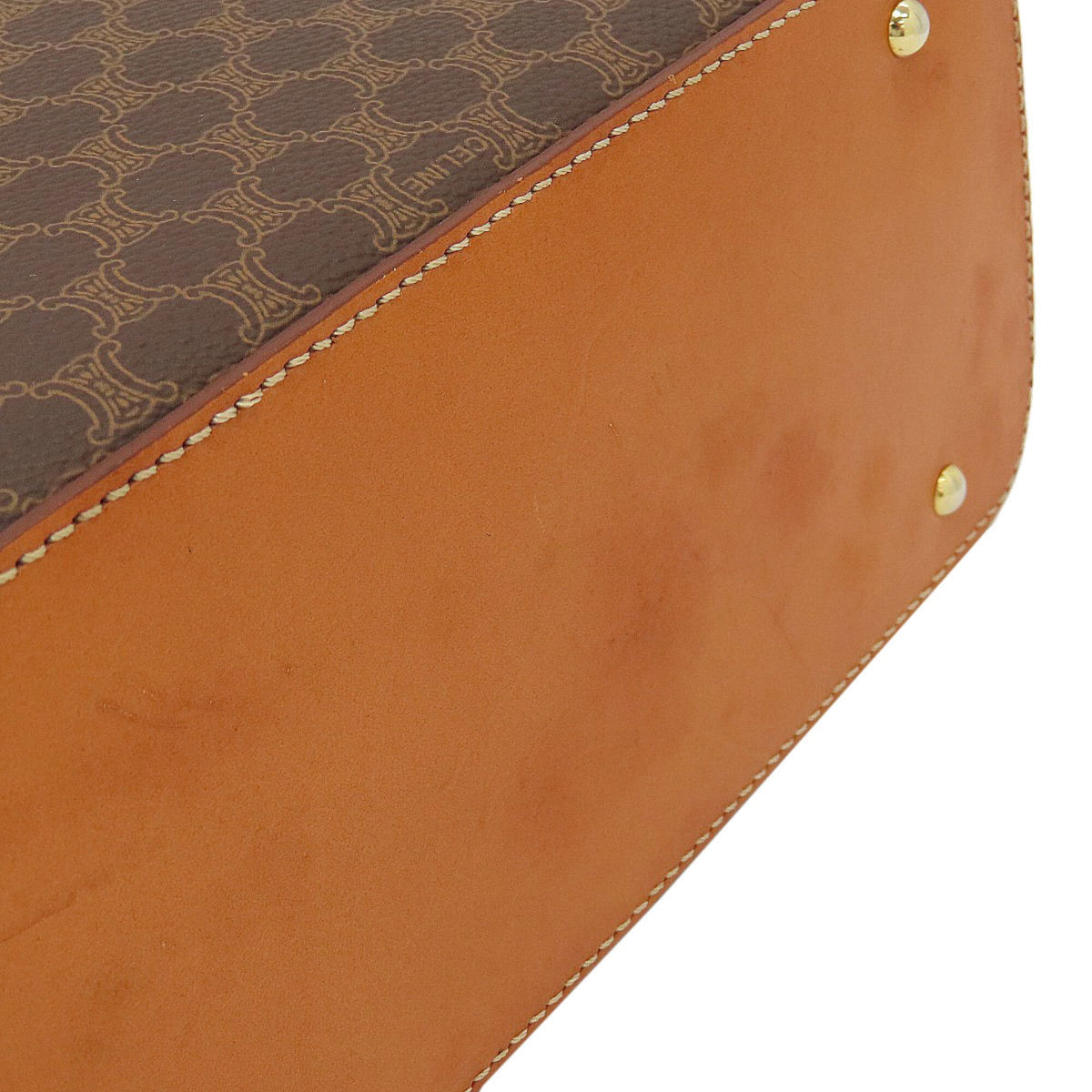 Celine Macadam Brown Pvc Handbag (Pre-Owned)