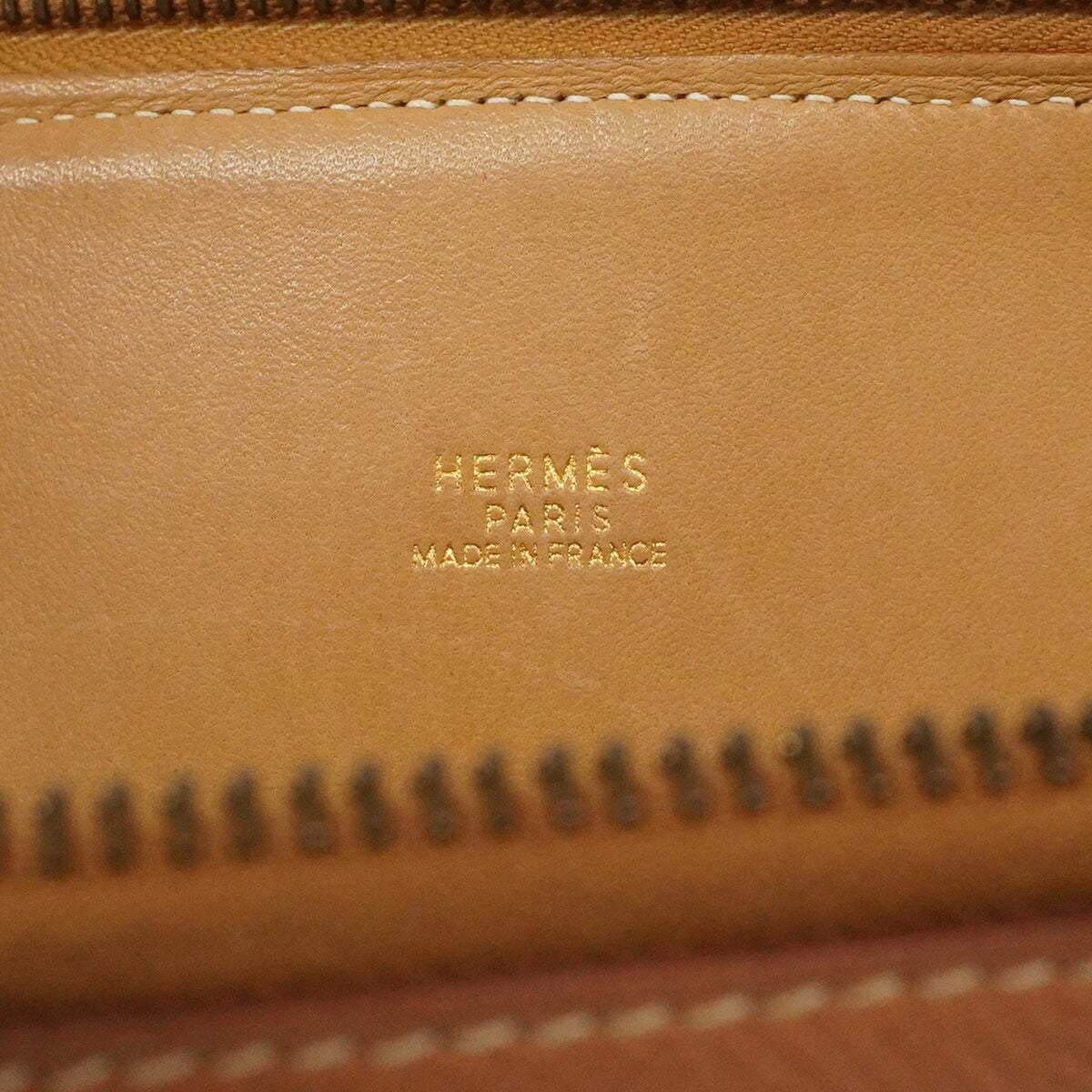 Hermes Natural Sable Courchevel Leather Handbag (Pre-Owned)