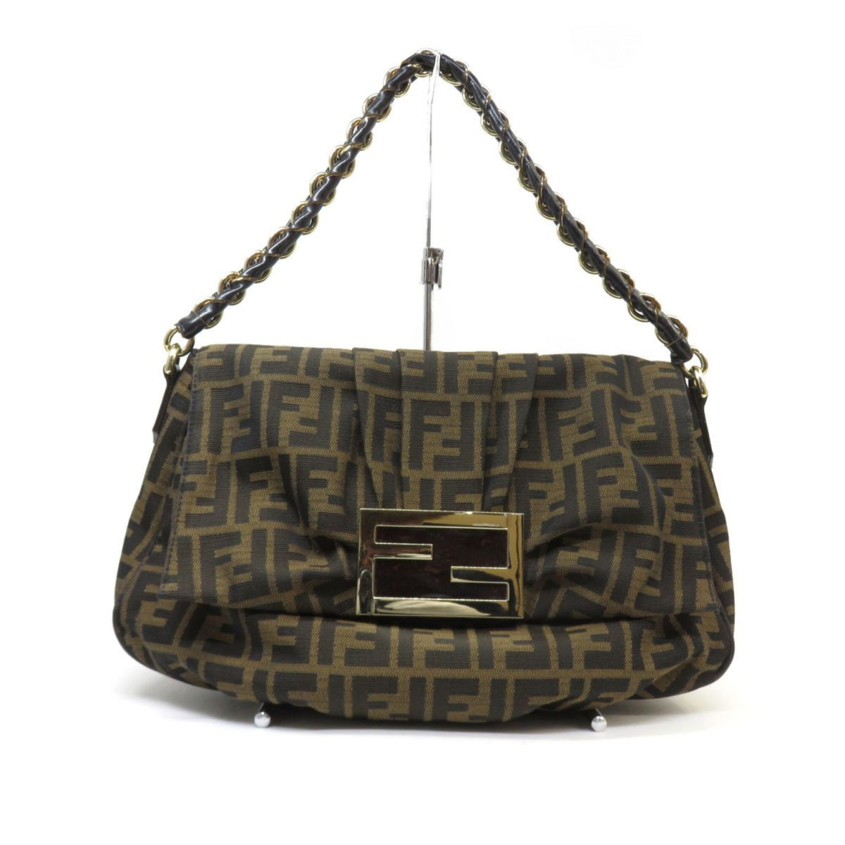 Fendi Brown Dark Brown Shoulder Bag (Pre-Owned)