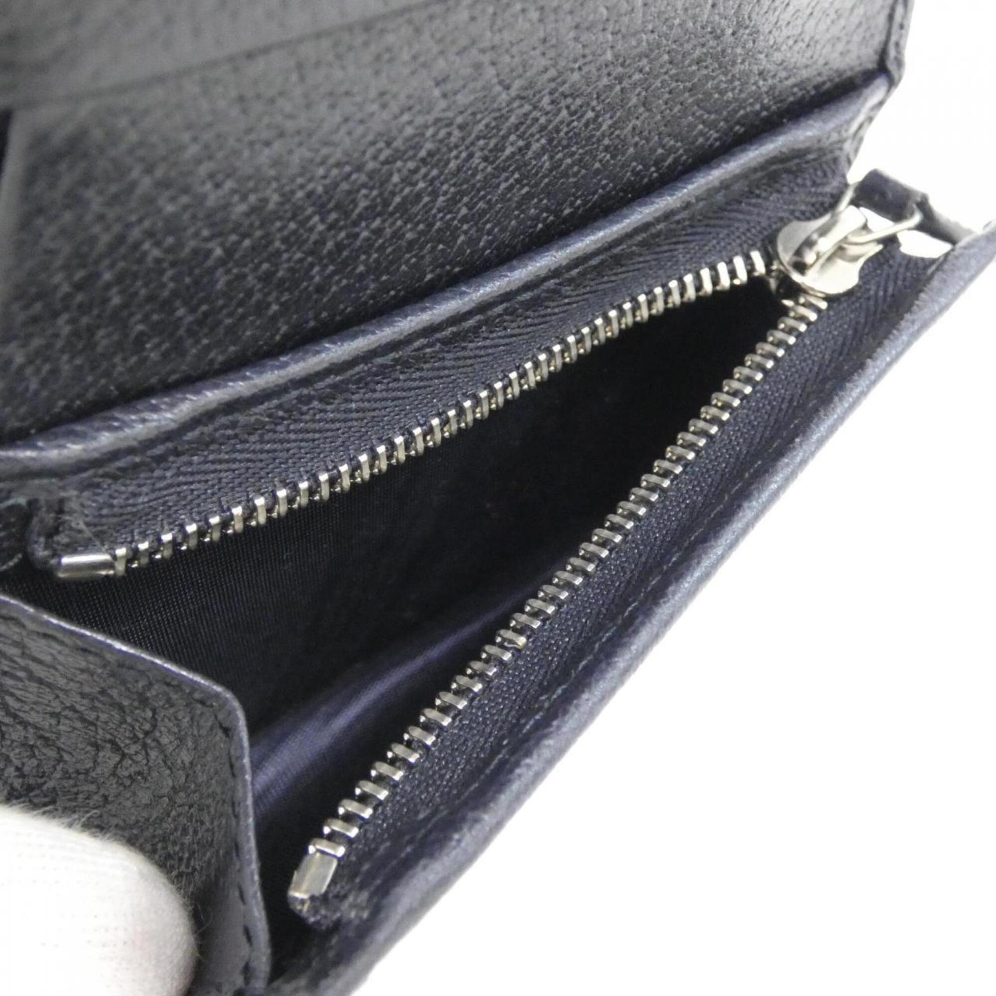 Gucci Beige Blue Gg Supreme Canvas Wallet (Bi-Fold) (Pre-Owned)