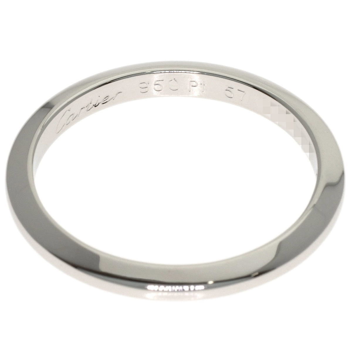 Cartier Platinum 950 Band Ring (Pre-Owned)