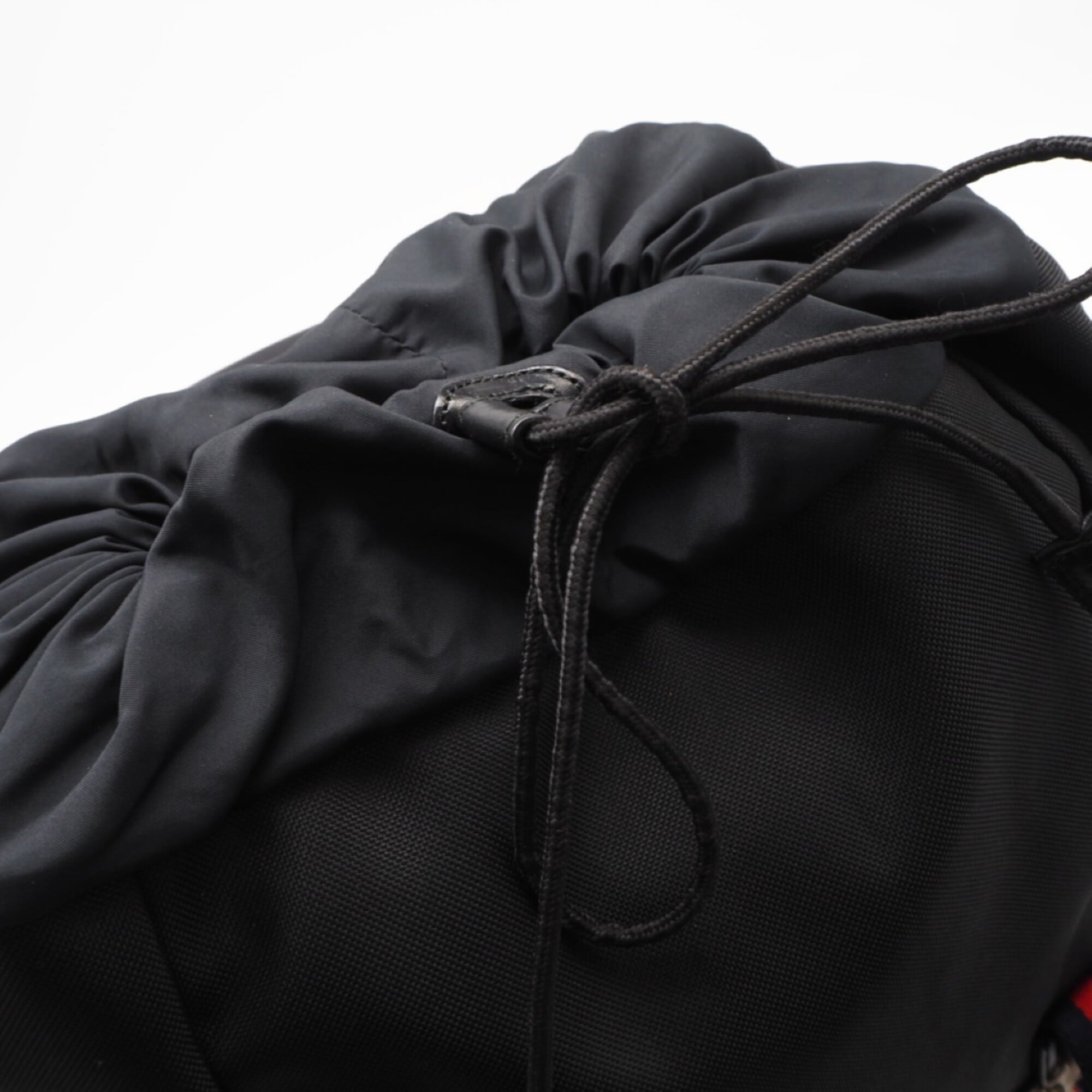 Gucci Black Multi-Color Nylon Backpack (Pre-Owned)