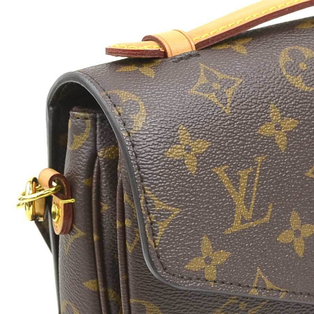 Louis Vuitton Brown Monogram Monogram Pochette Shoulder Bag (Pre-Owned)