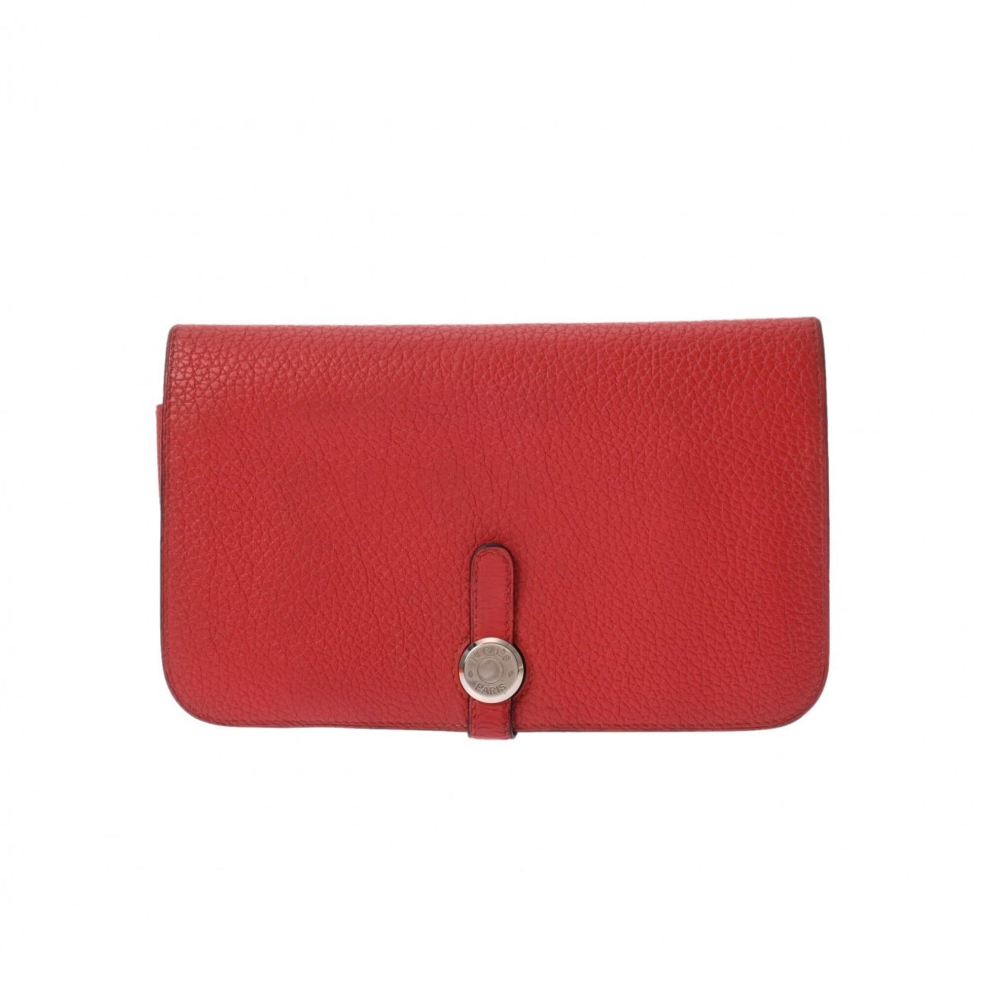 Hermes Dogon Togo Leather Long Wallet (Bi-Fold) (Pre-Owned)
