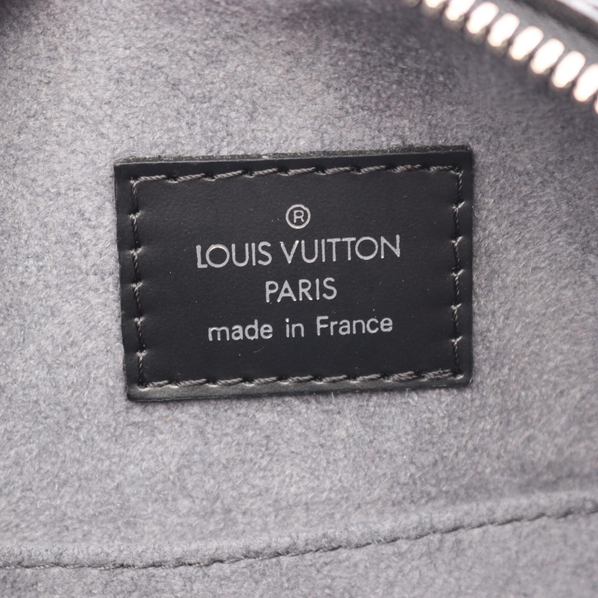 Louis Vuitton Black Leather Handbag (Pre-Owned)
