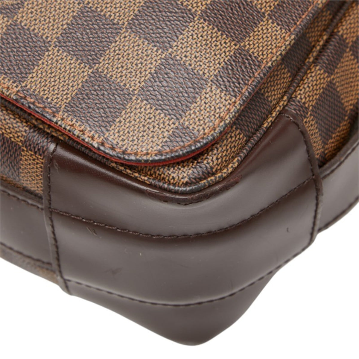 Louis Vuitton Brown Pvc Leather Shoulder Bag (Pre-Owned)
