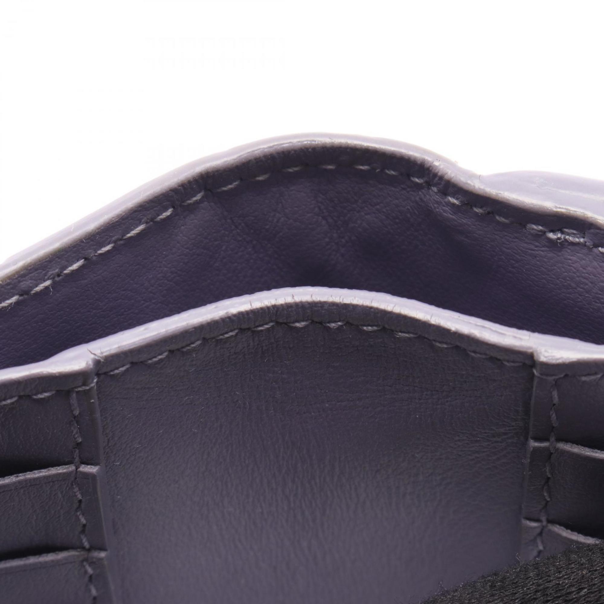 Bottega Veneta Purple Leather Wallet (Bi-Fold) (Pre-Owned)