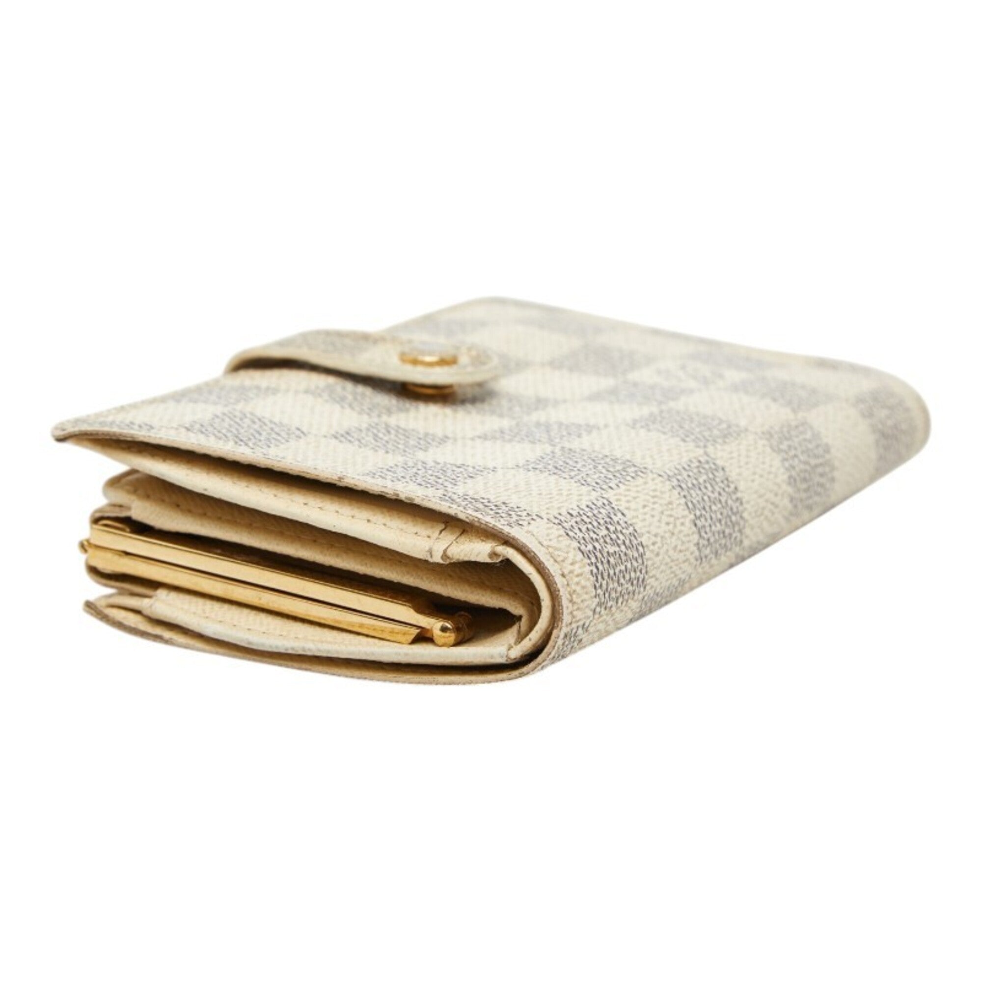 Louis Vuitton White Pvc Leather Wallet (Bi-Fold) (Pre-Owned)