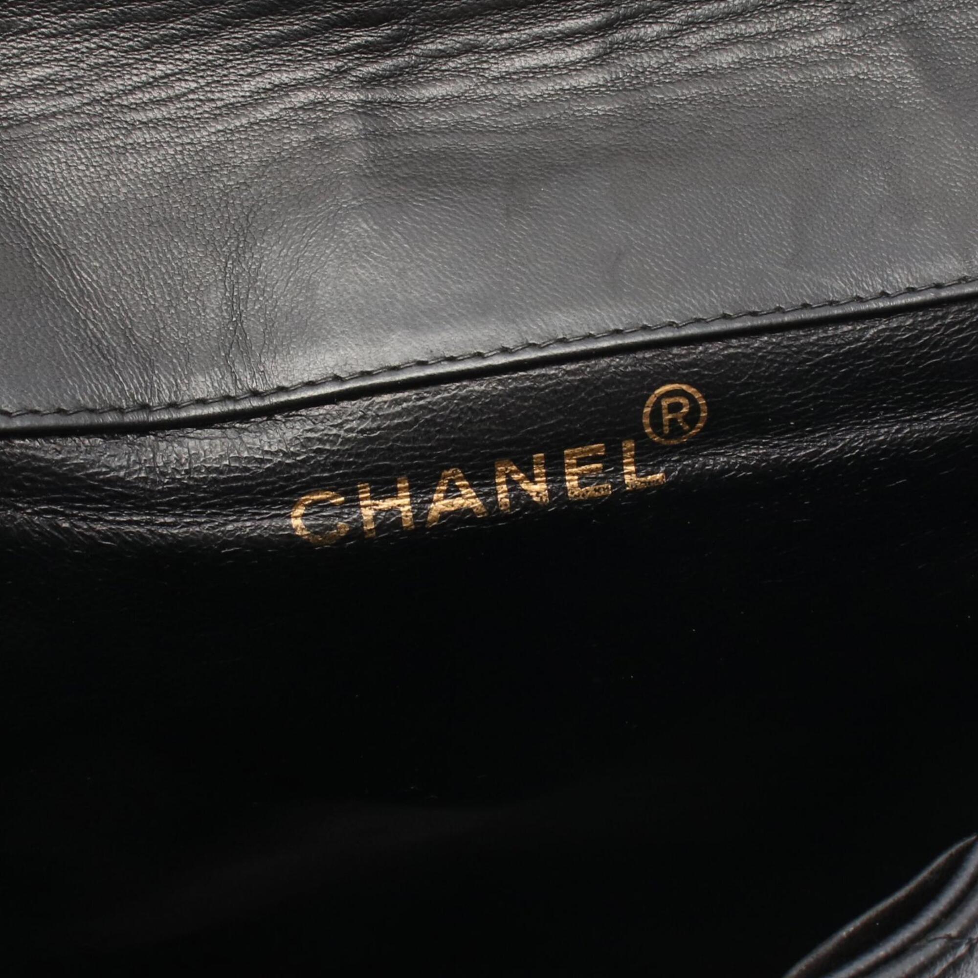 Chanel Black Leather Backpack (Pre-Owned)