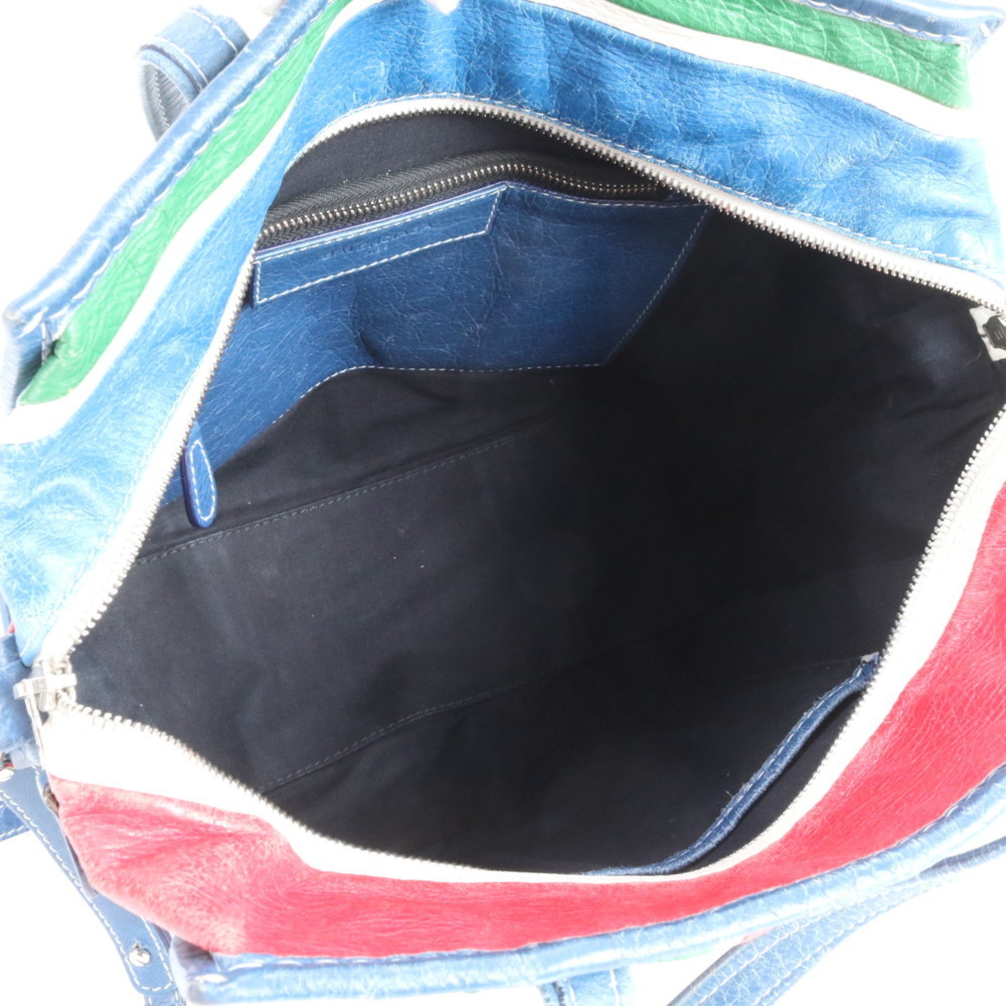 Balenciaga Multi-Color Leather Handbag Tote Bag (Pre-Owned)