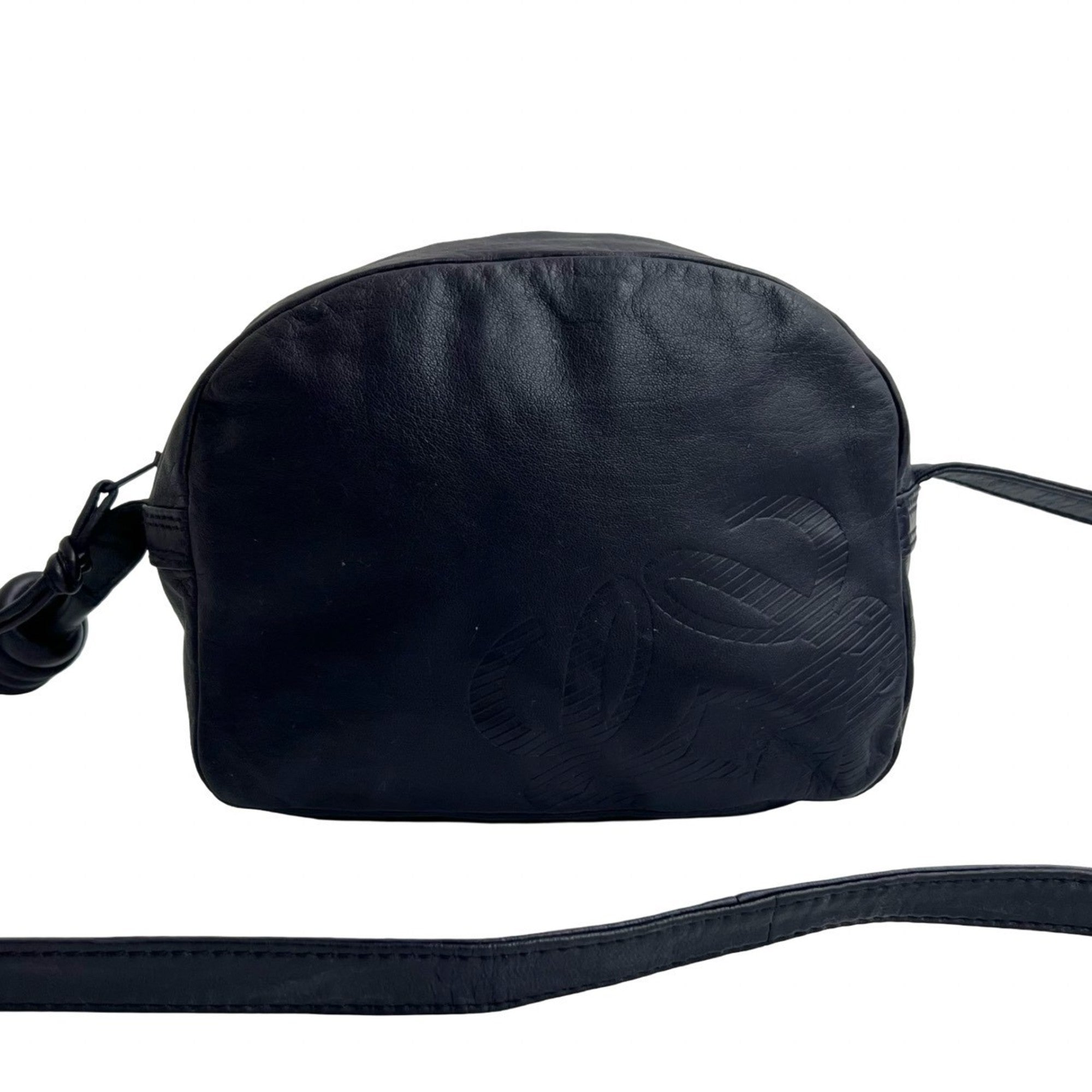 Loewe Purple Leather Pochette Shoulder Bag (Pre-Owned)