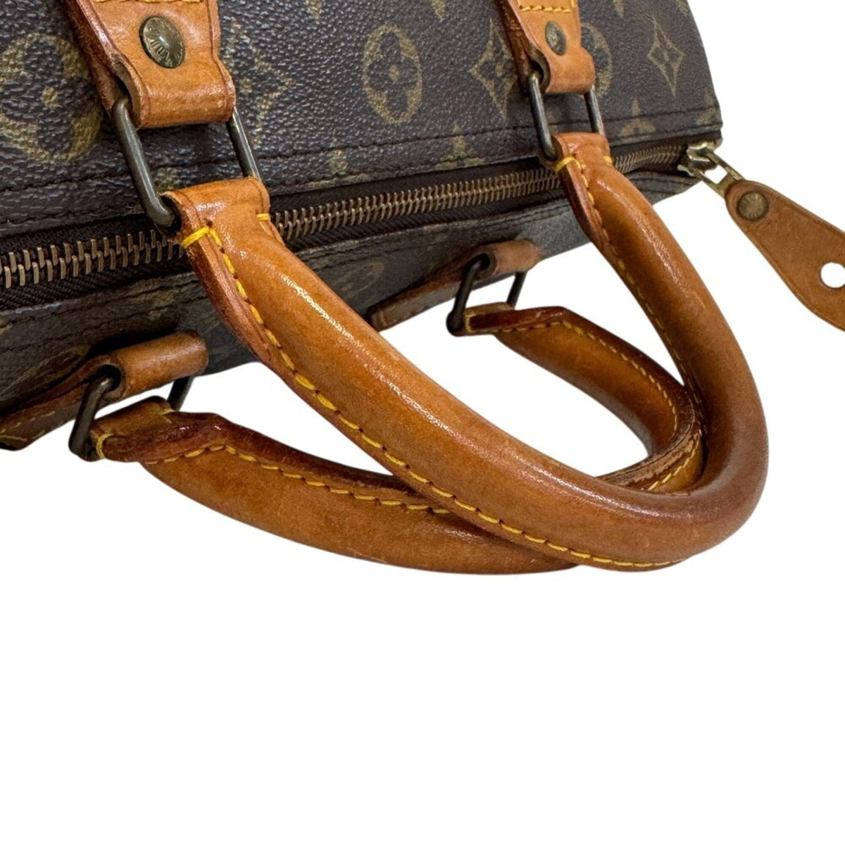 Louis Vuitton Brown Monogram Canvas Boston Bag (Pre-Owned)