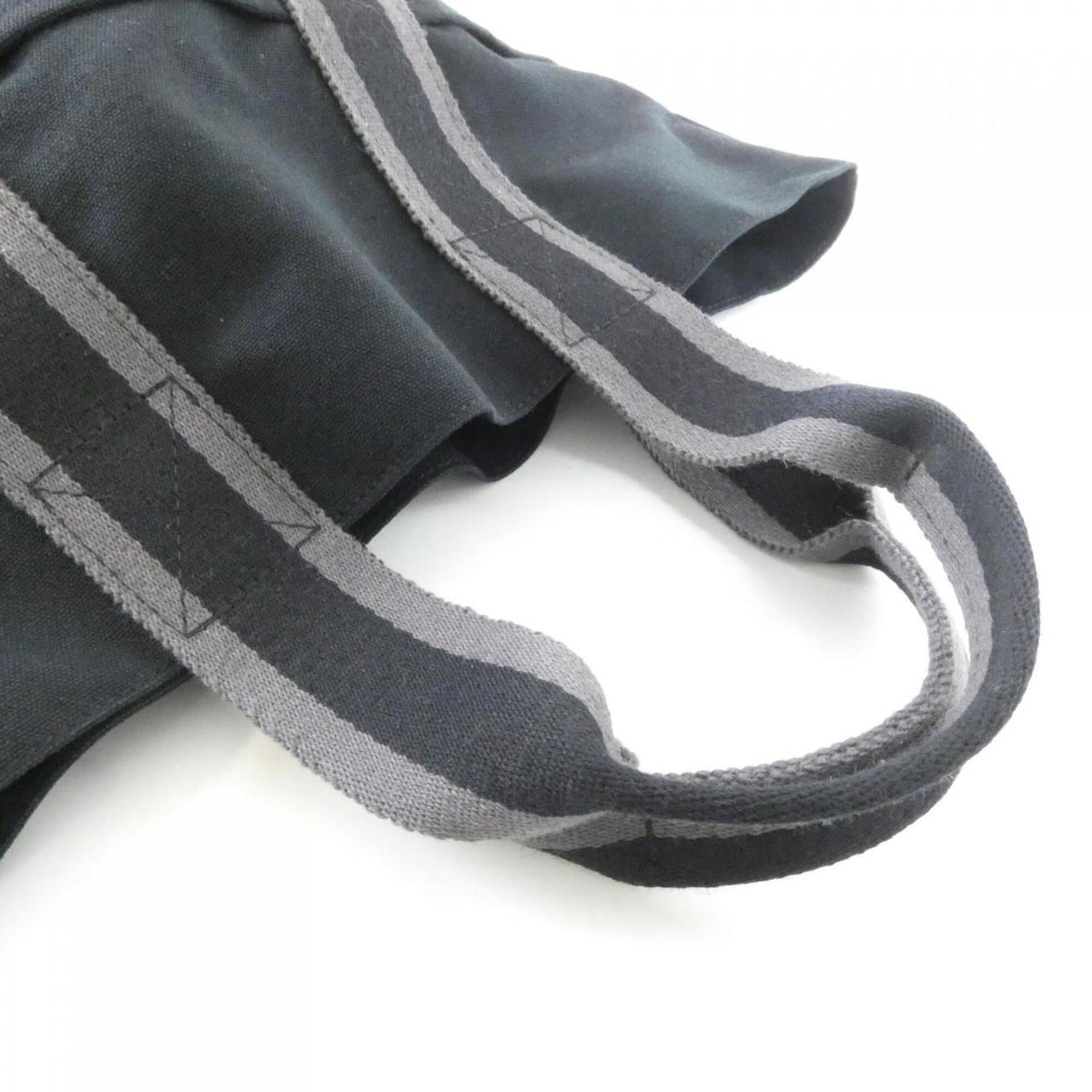 Hermes Fourre Tout Black Canvas Handbag (Pre-Owned)