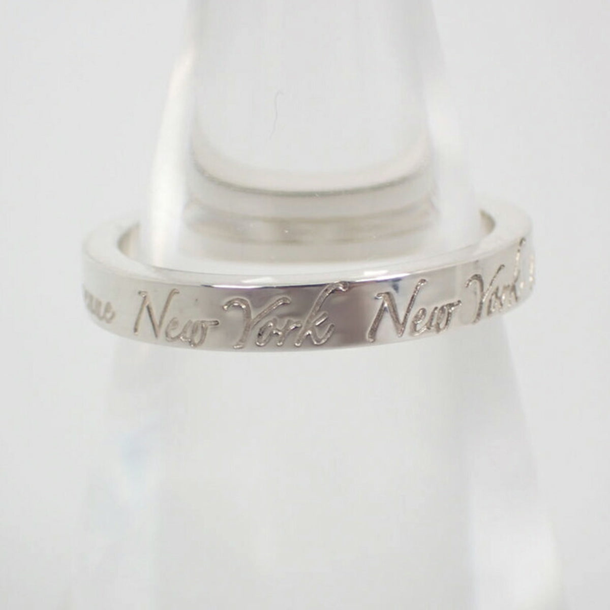 Tiffany Sterling Silver 925 Band Ring (Pre-Owned)