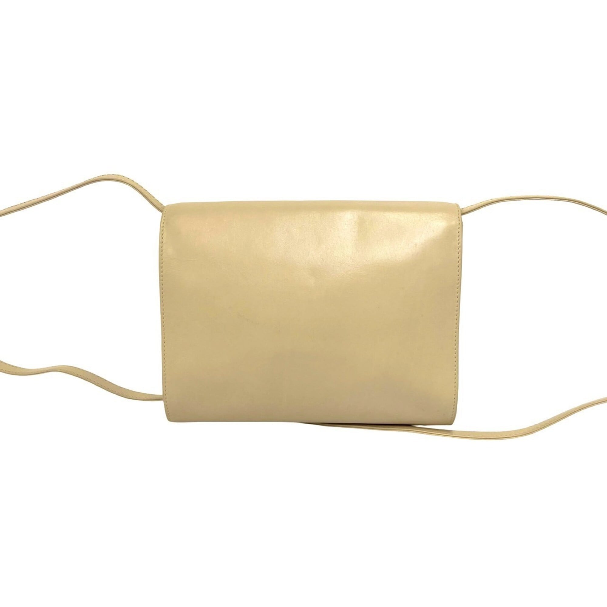 Celine Beige Leather Pochette Shoulder Bag (Pre-Owned)