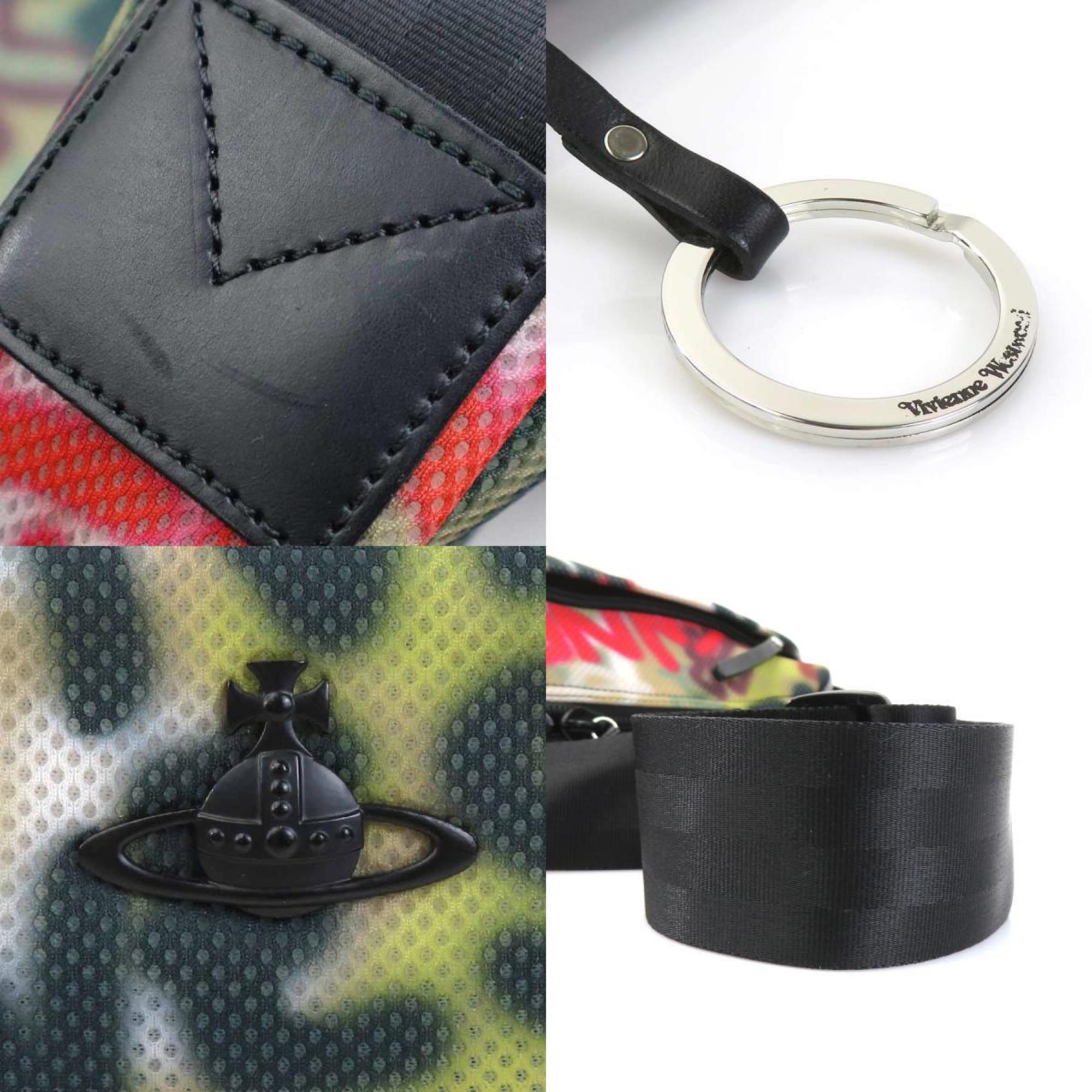 Vivienne Westwood Black Multi-Color Mesh Shoulder Bag (Pre-Owned)