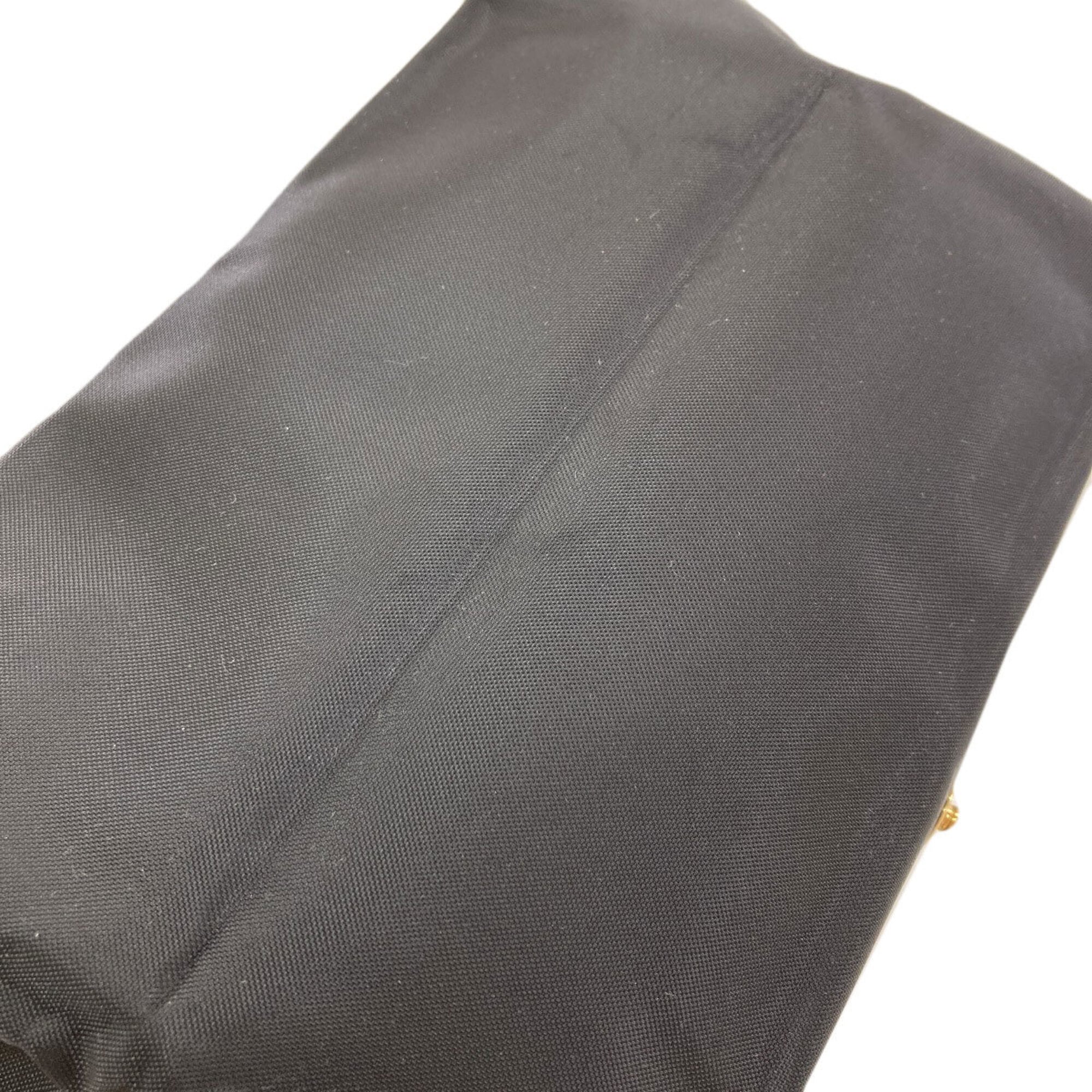 Longchamp Black Nylon Handbag (Pre-Owned)