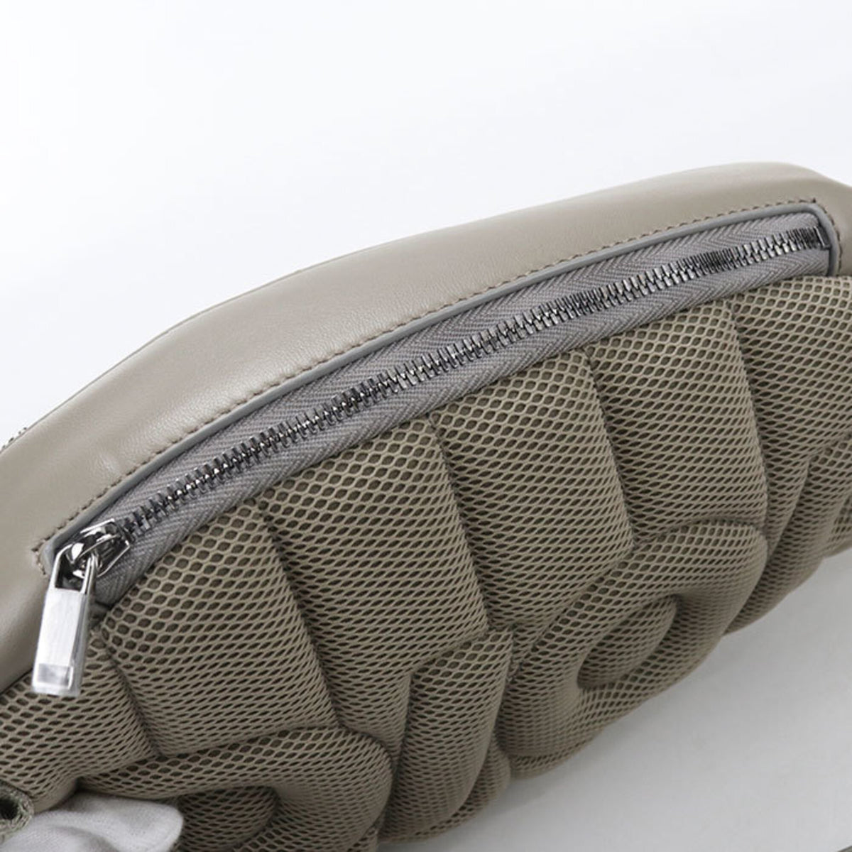 Christian Dior Gray Leather Sling Bag (Pre-Owned)