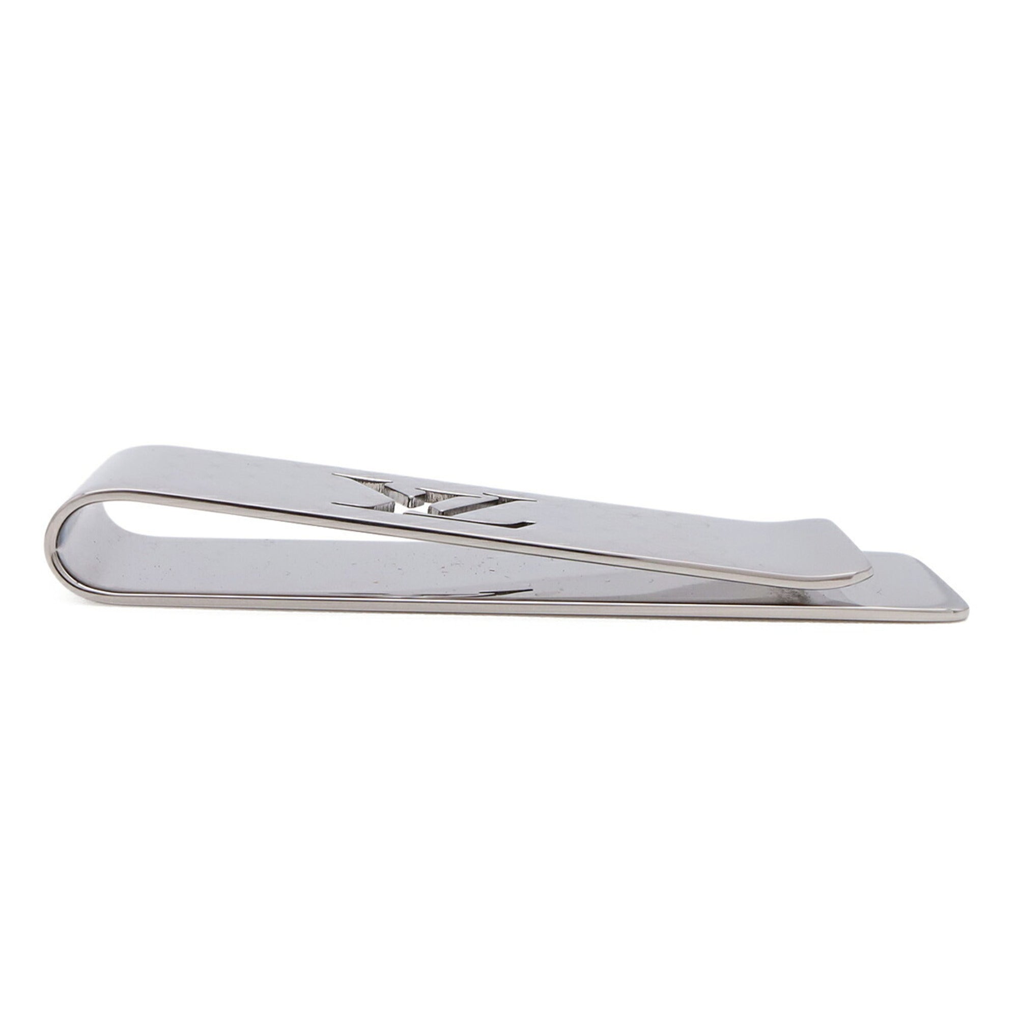 Louis Vuitton Silver Stainless Steel Money Clip (Pre-Owned)