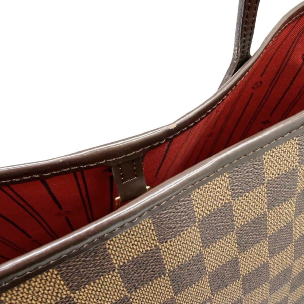 Louis Vuitton Damier Brown Damier Canvas Tote Bag (Pre-Owned)