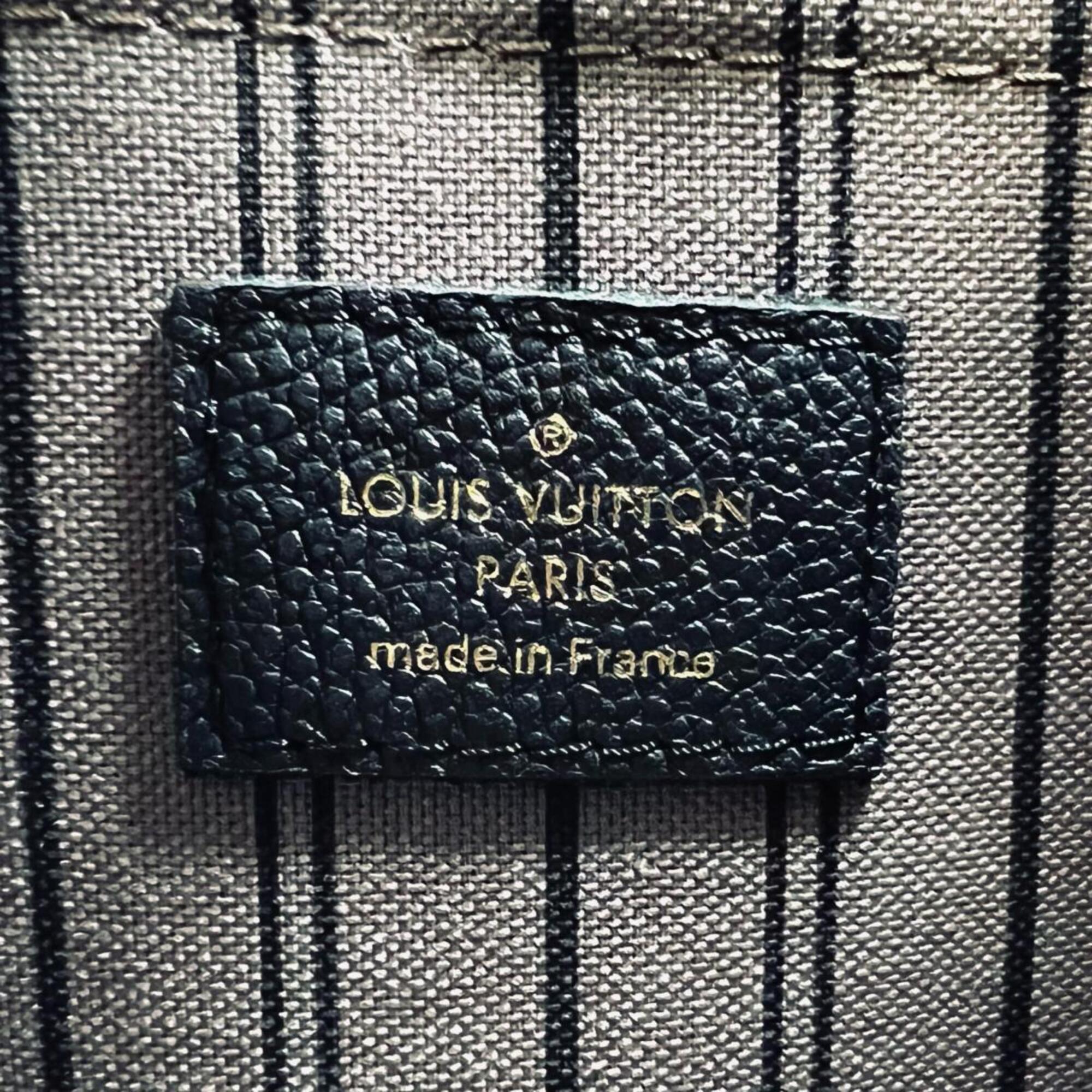 Louis Vuitton Black Monogram Empreinte Handbag Shoulder Bag (Pre-Owned)