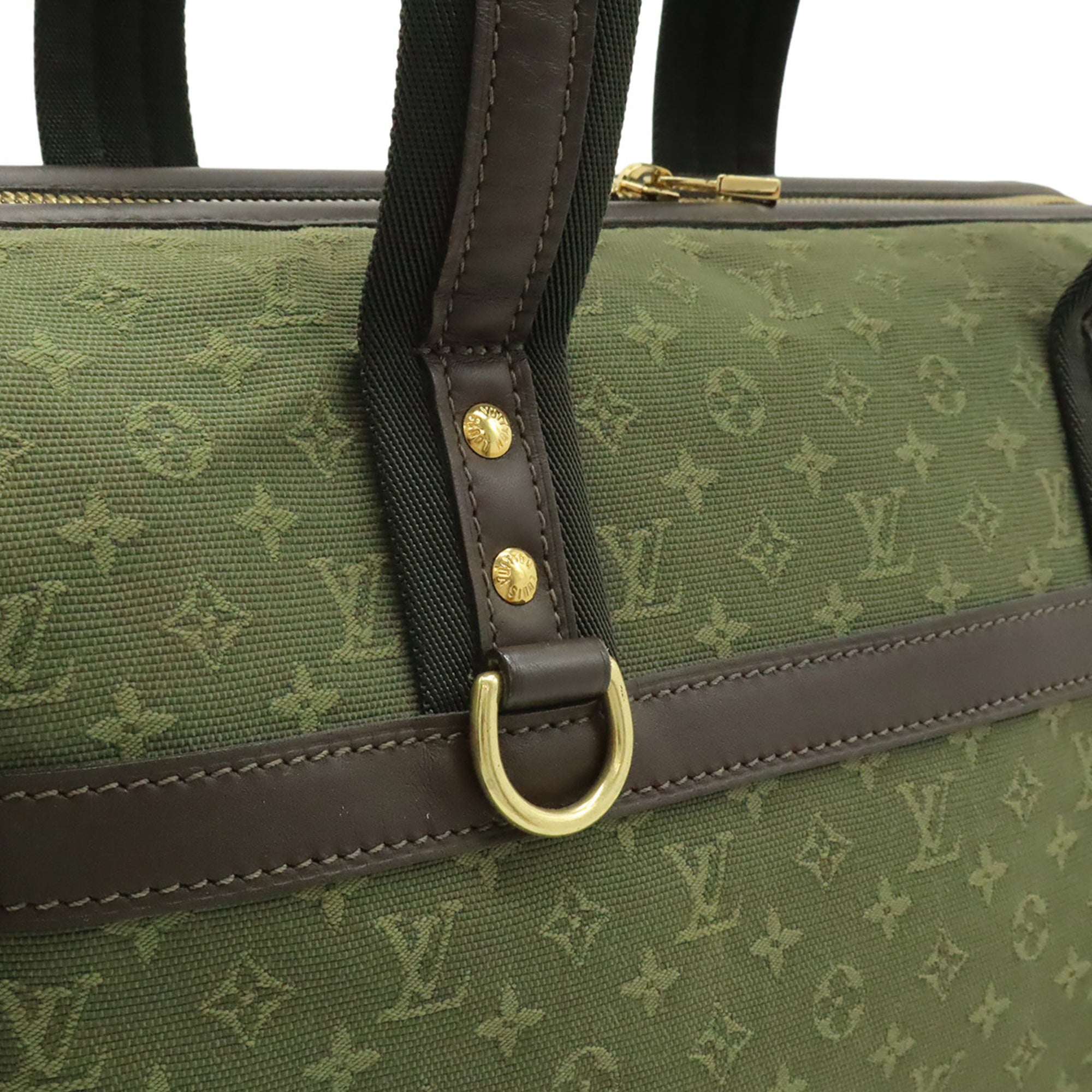 Louis Vuitton Tst Khaki Canvas Leather Shoulder Bag Tote Bag (Pre-Owned)