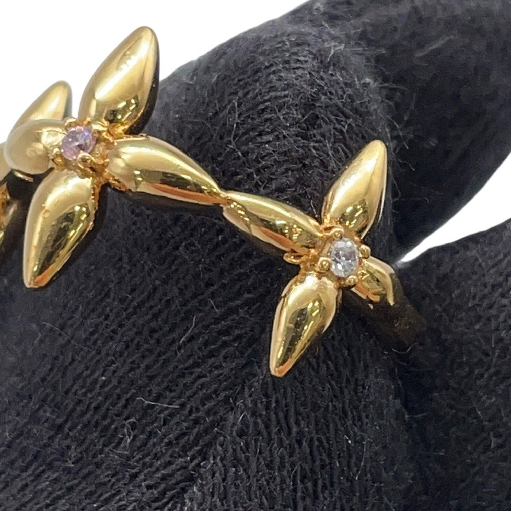 Louis Vuitton Gold Metal Band Ring (Pre-Owned)