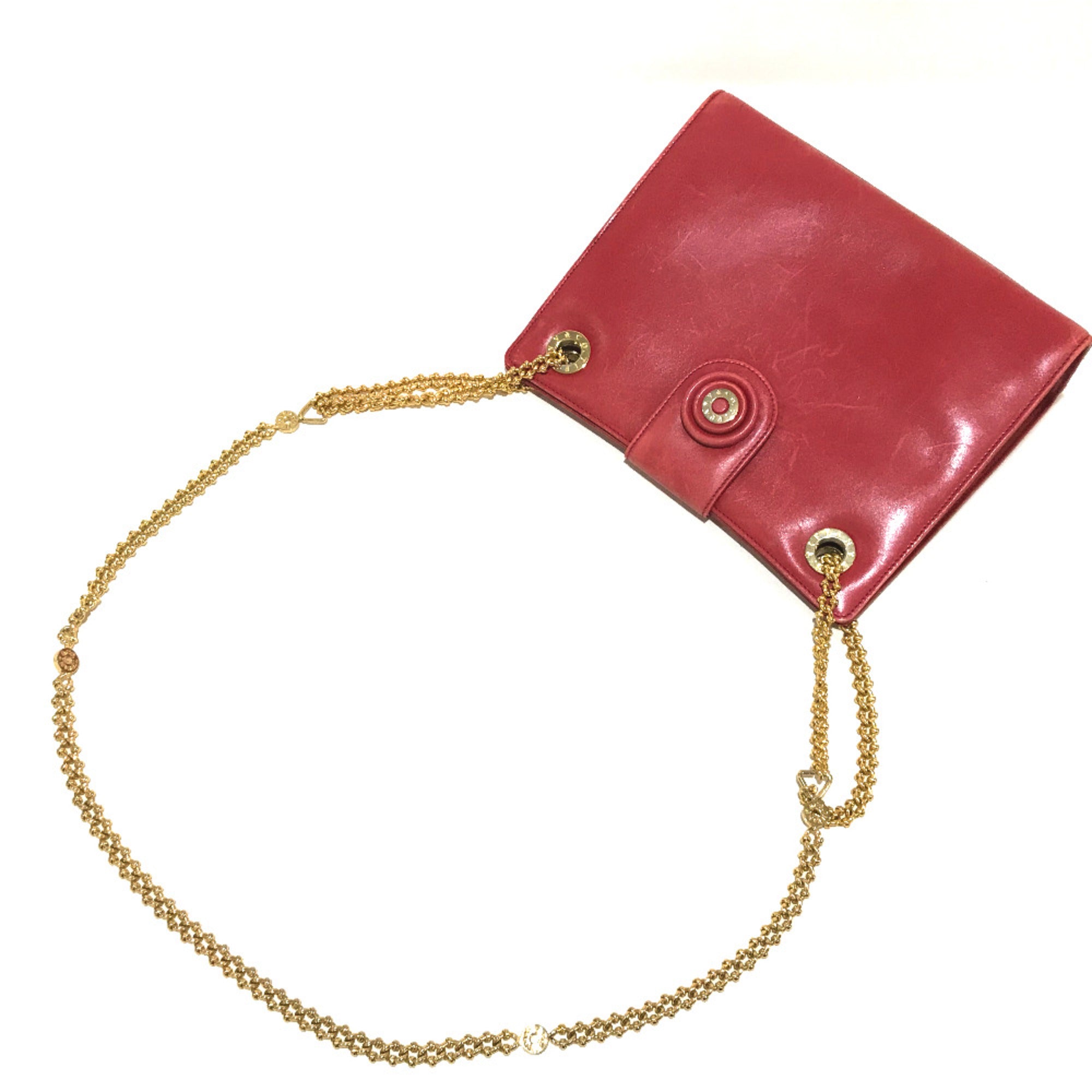 Tiffany Red Leather Shoulder Bag (Pre-Owned)