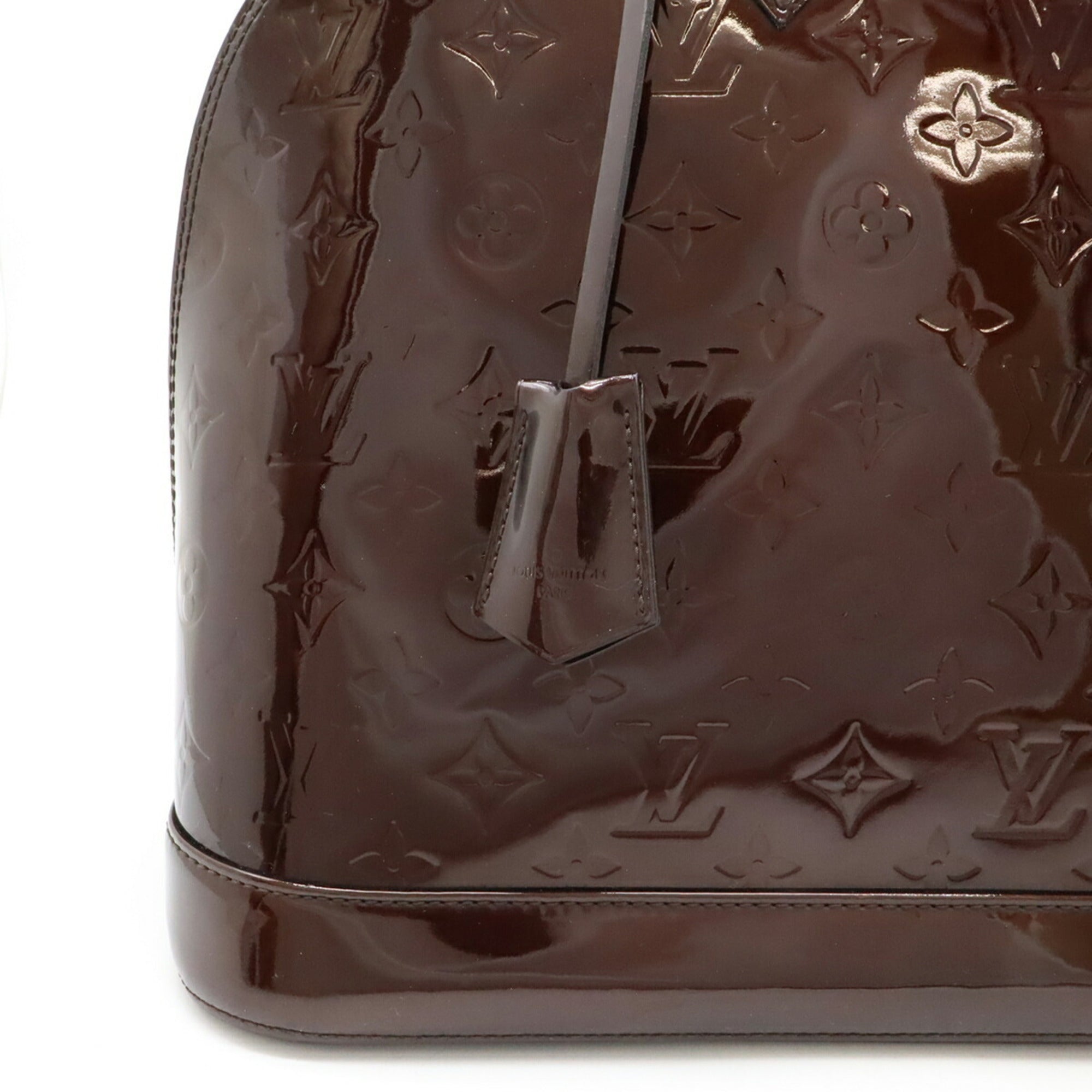 Louis Vuitton Amarante Patent Leather Handbag (Pre-Owned)