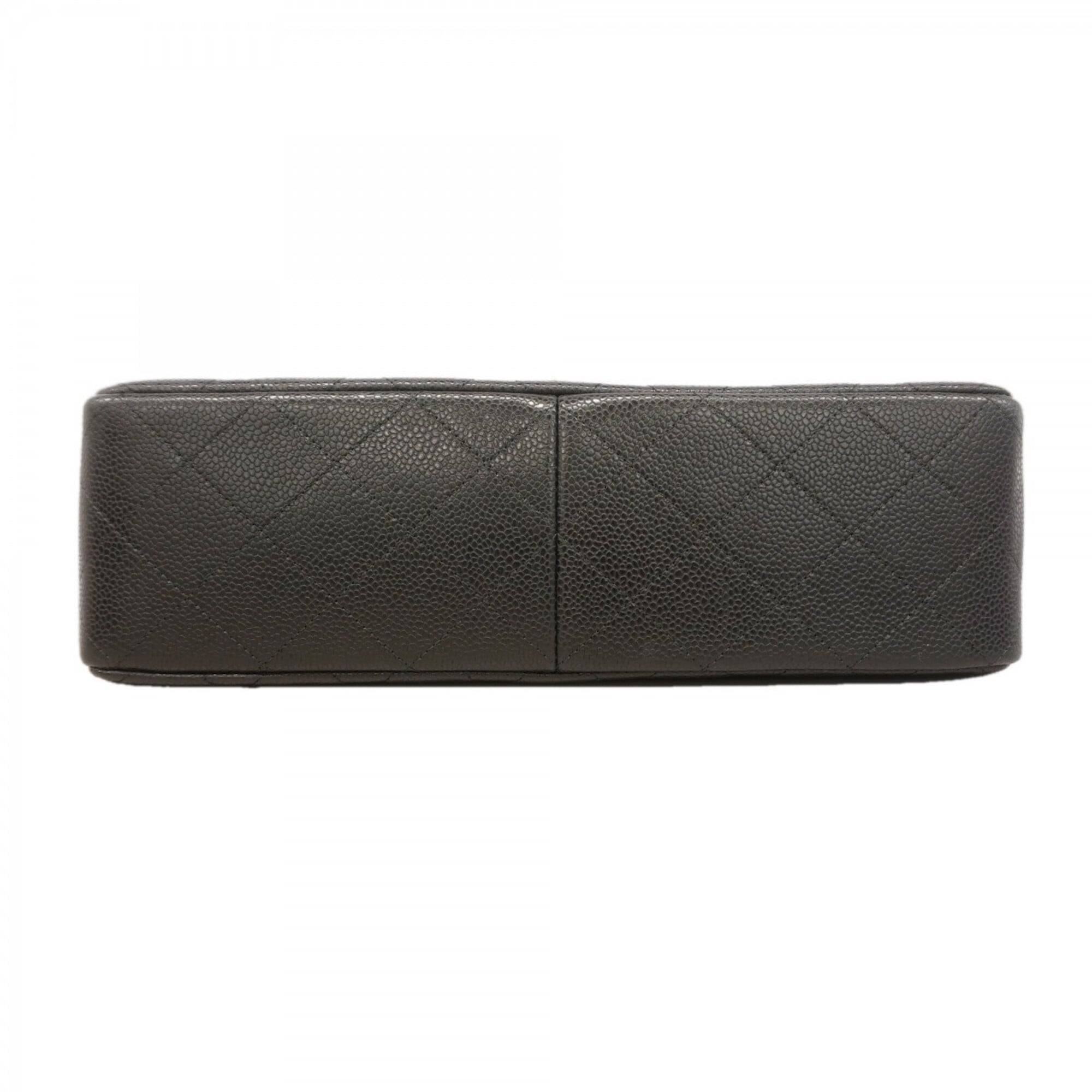 Chanel Black Grained Calfskin Shoulder Bag (Pre-Owned)