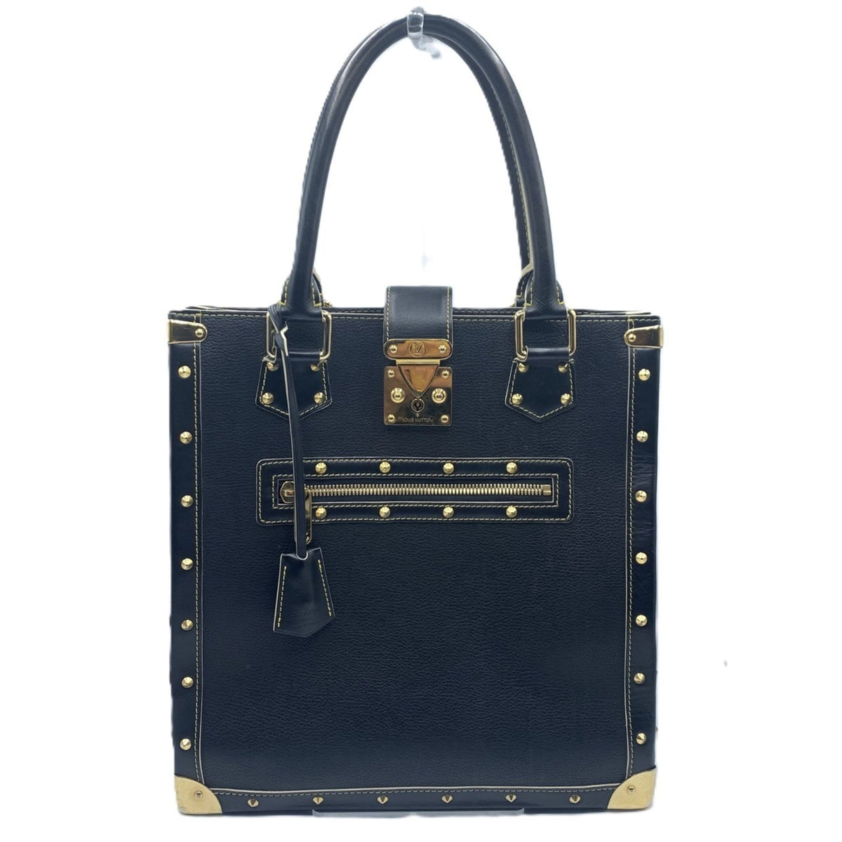 Louis Vuitton Black Suhali Leather Handbag Tote Bag (Pre-Owned)