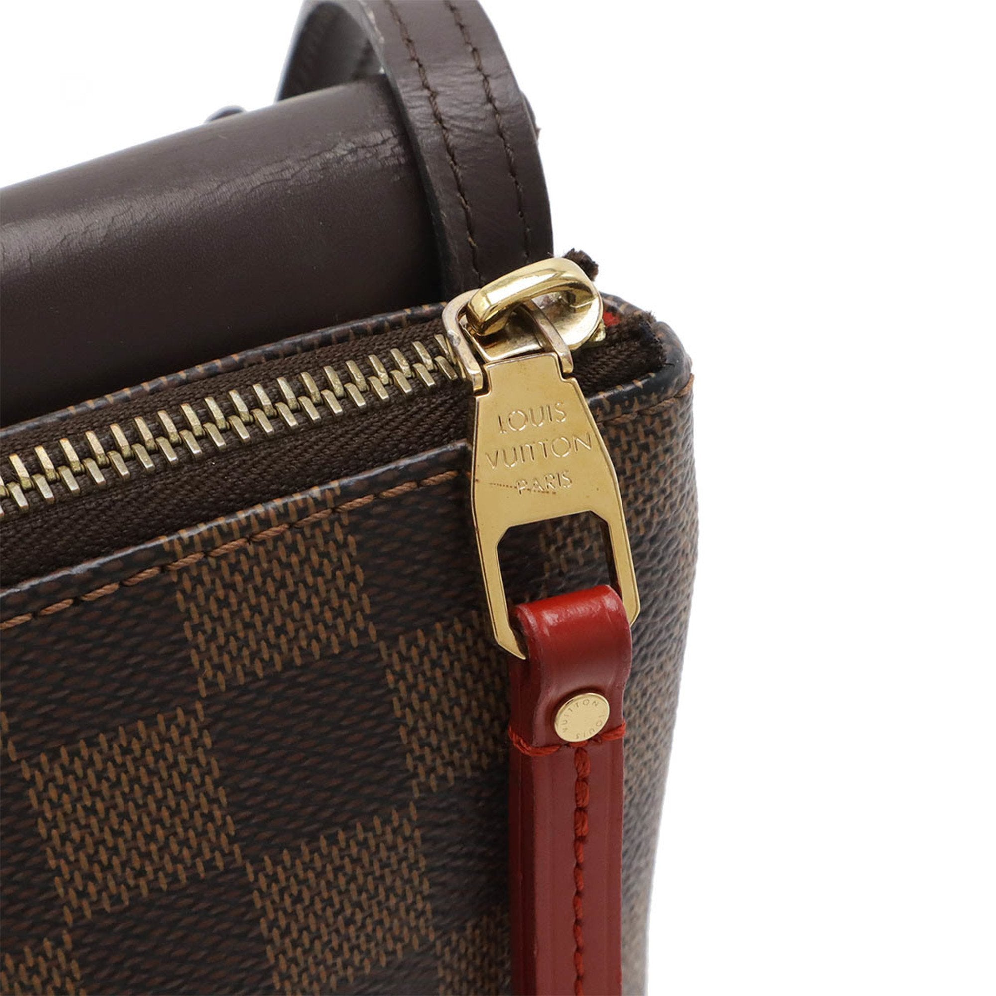 Louis Vuitton Damier Brown Pvc Pochette Shoulder Bag (Pre-Owned)