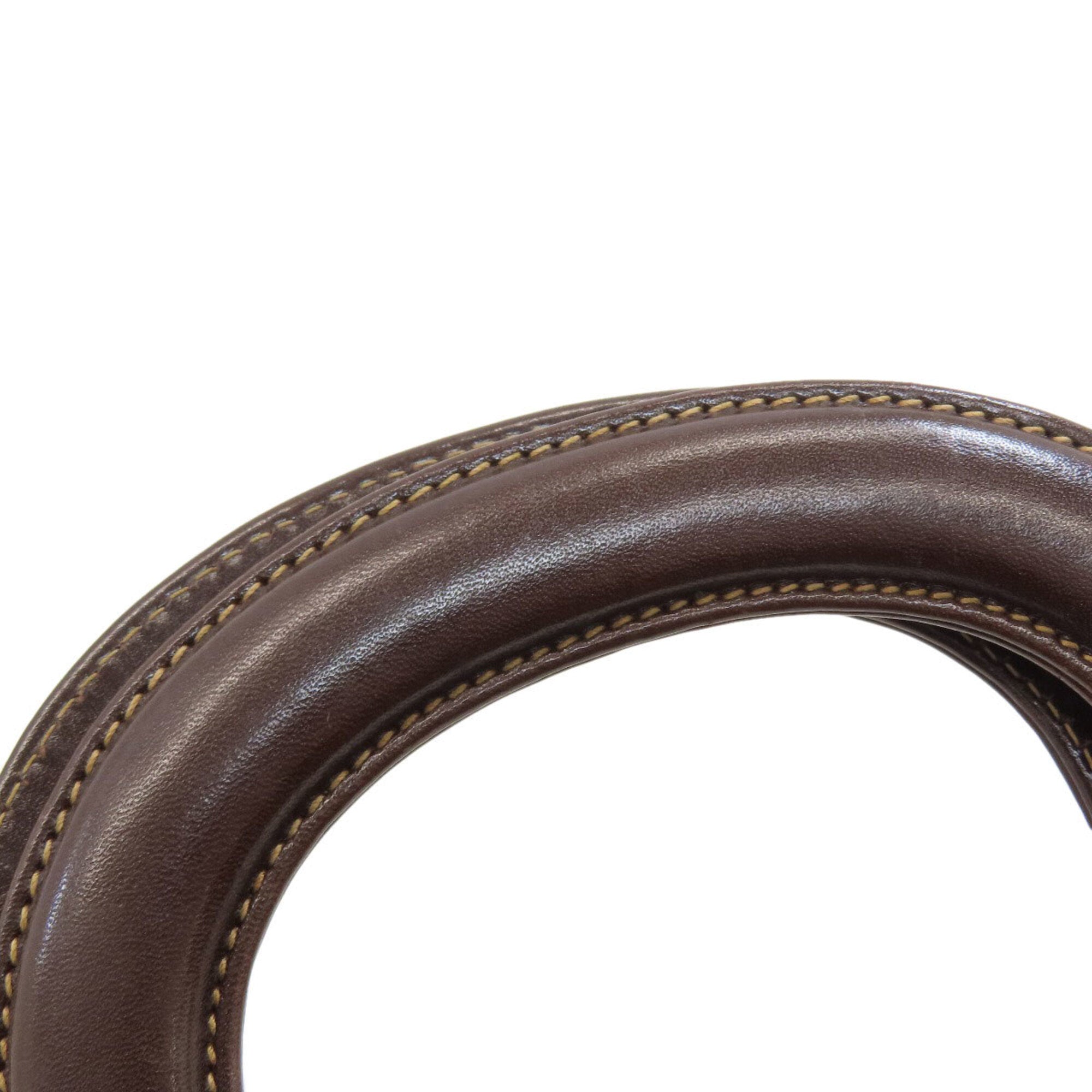 Fendi Zucca Brown Zucca Handbag (Pre-Owned)