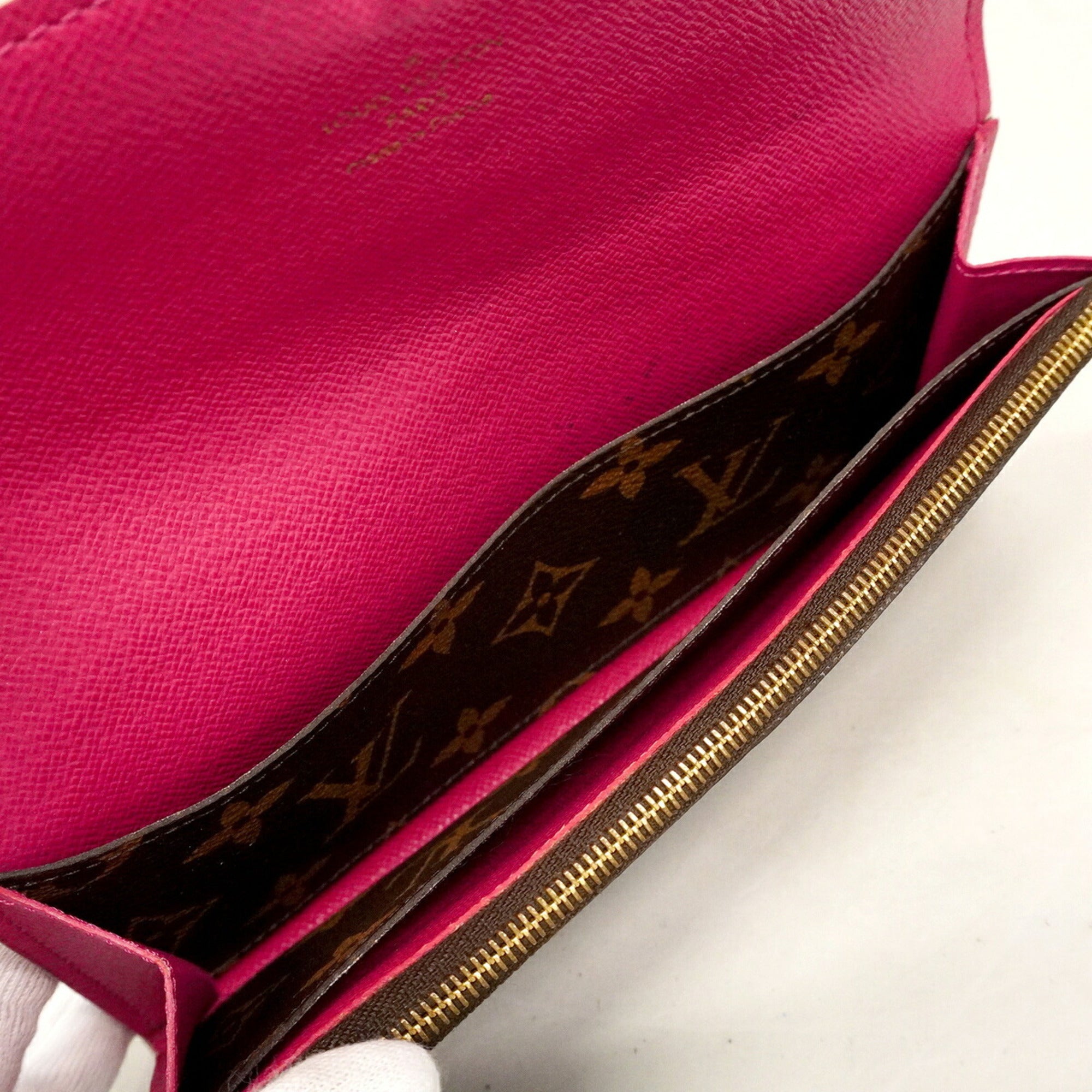 Louis Vuitton Brown Rose Ballerine Long Wallet (Bi-Fold) (Pre-Owned)