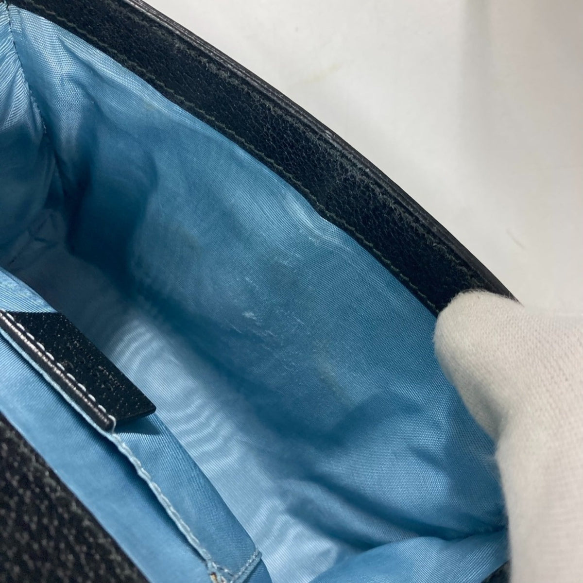 Gucci Black Leather Shoulder Bag (Pre-Owned)