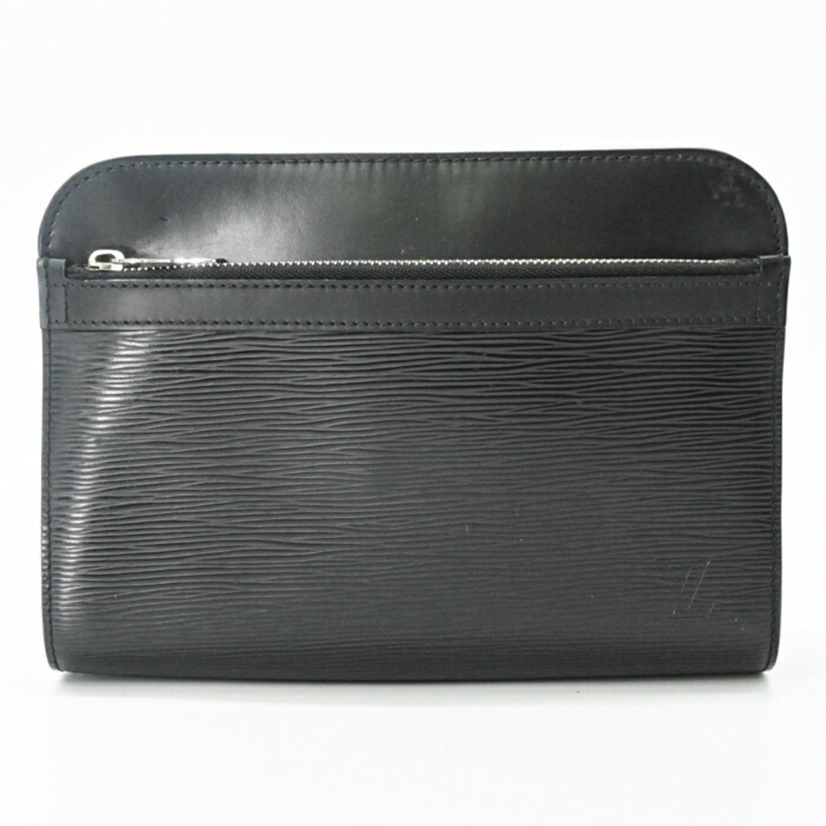 Louis Vuitton Epi Black Epi Leather Clutch Bag (Pre-Owned)