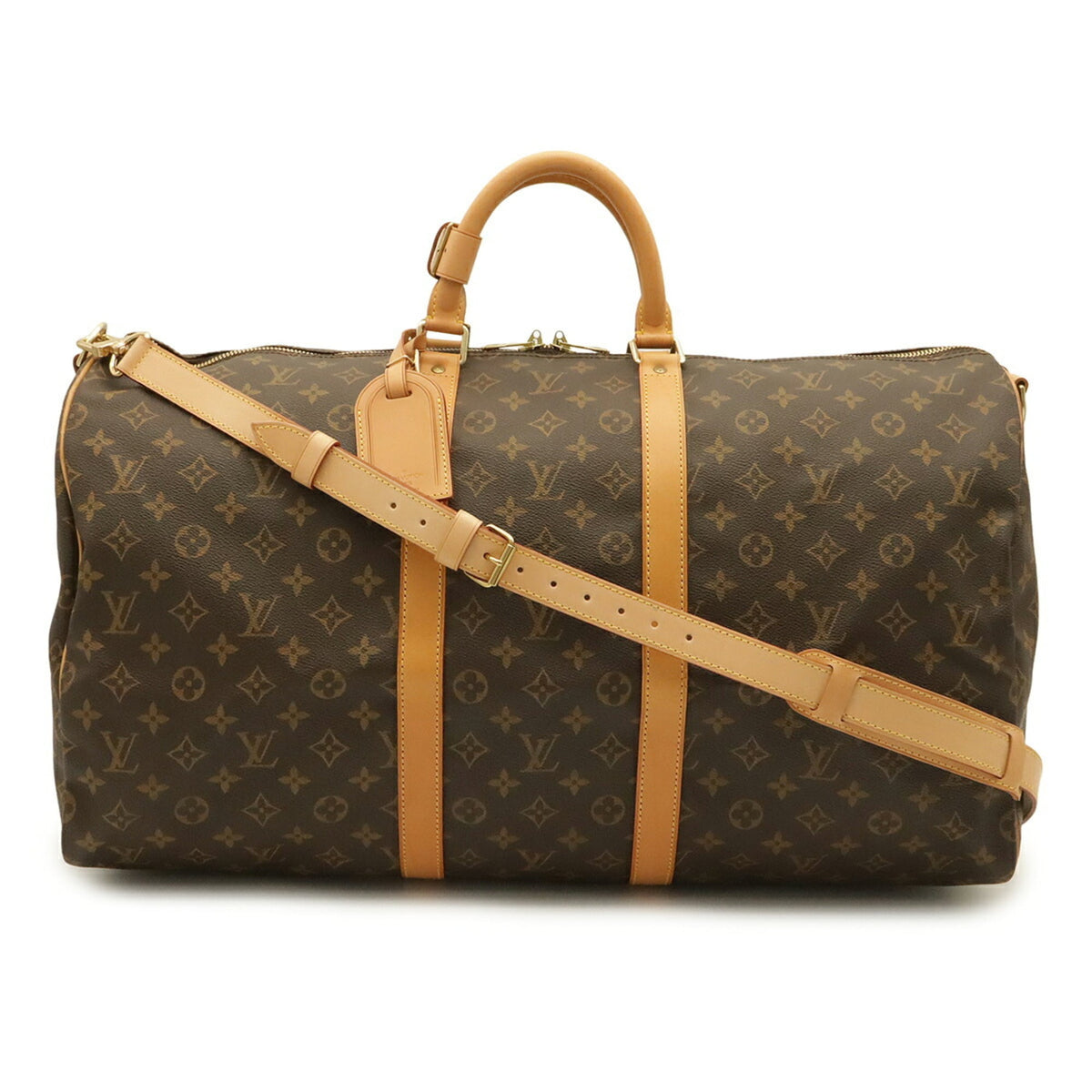 Louis Vuitton Brown Monogram Canvas Boston Bag Shoulder Bag (Pre-Owned)