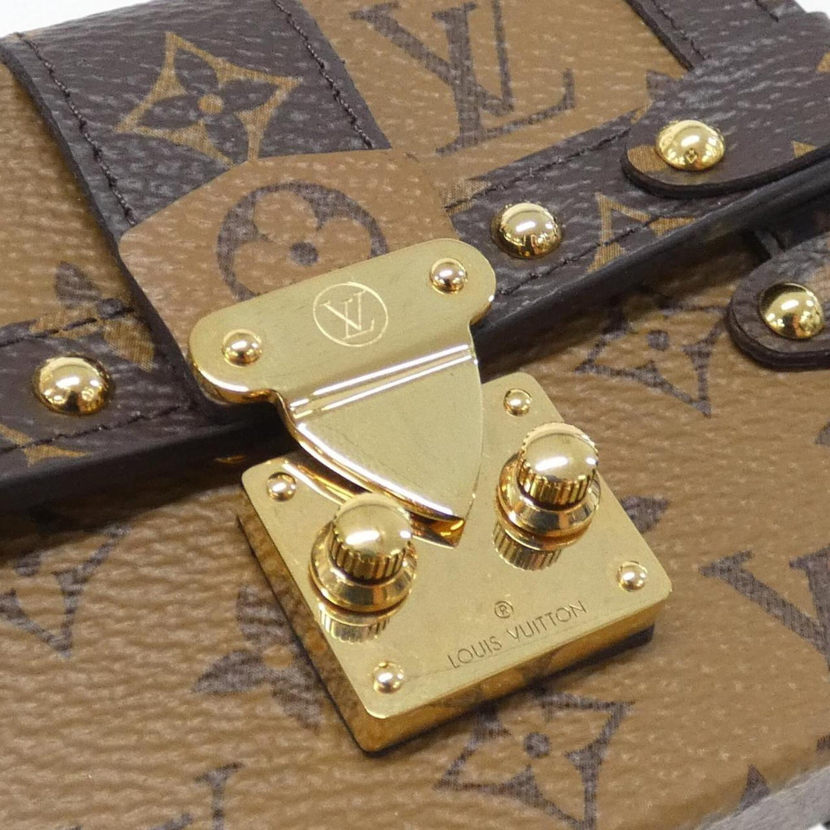 Louis Vuitton Marron Coated Canvas Handbag (Pre-Owned)