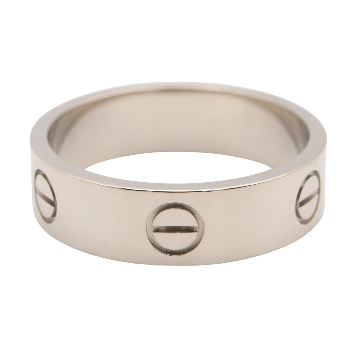 Cartier White Gold White Gold (18K) Band Ring (Pre-Owned)