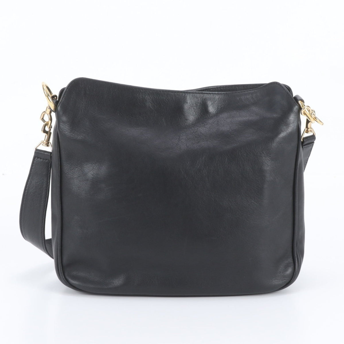Gucci Black Leather Crossbody Bag Shoulder Bag (Pre-Owned)