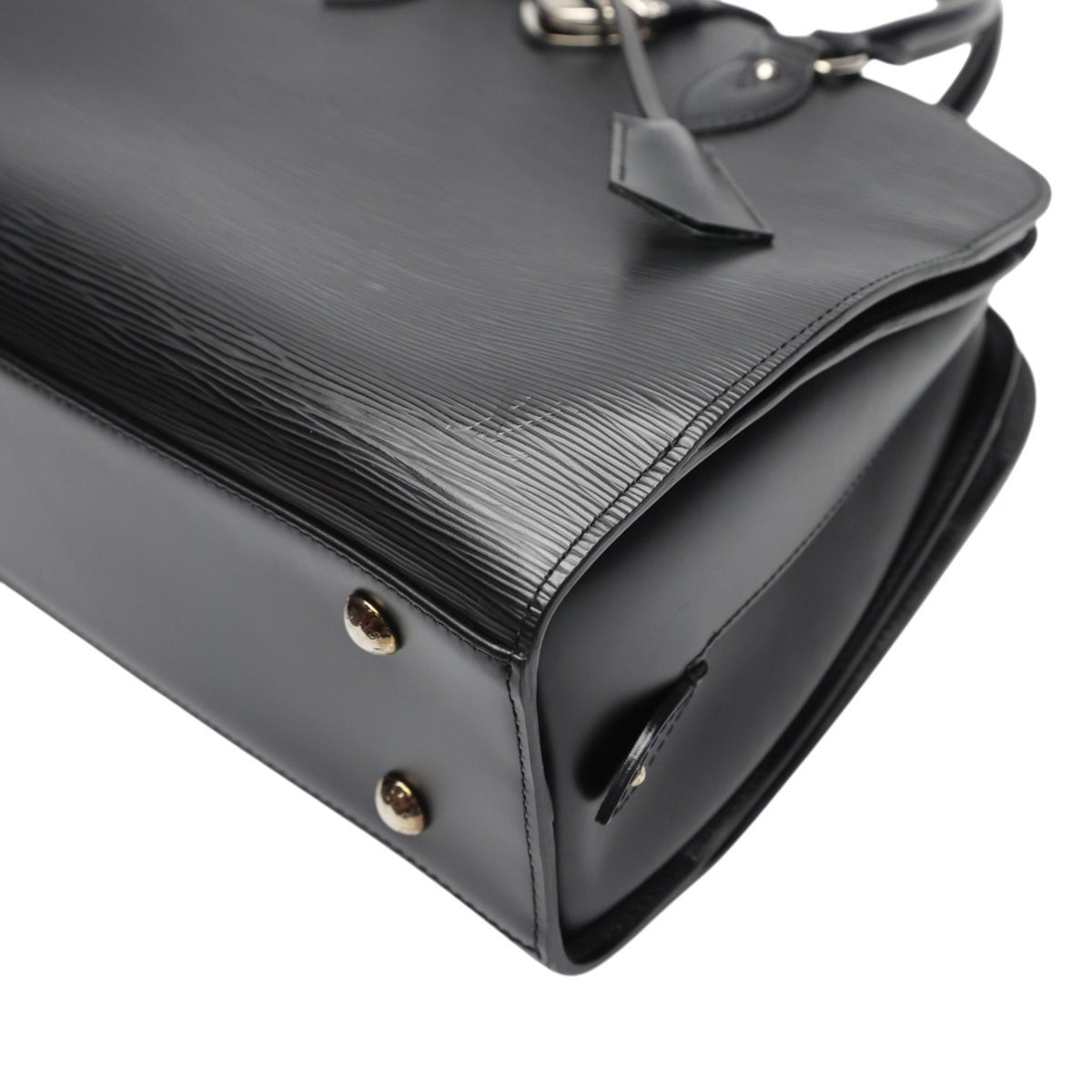 Louis Vuitton Black Noir Epi Leather Handbag (Pre-Owned)
