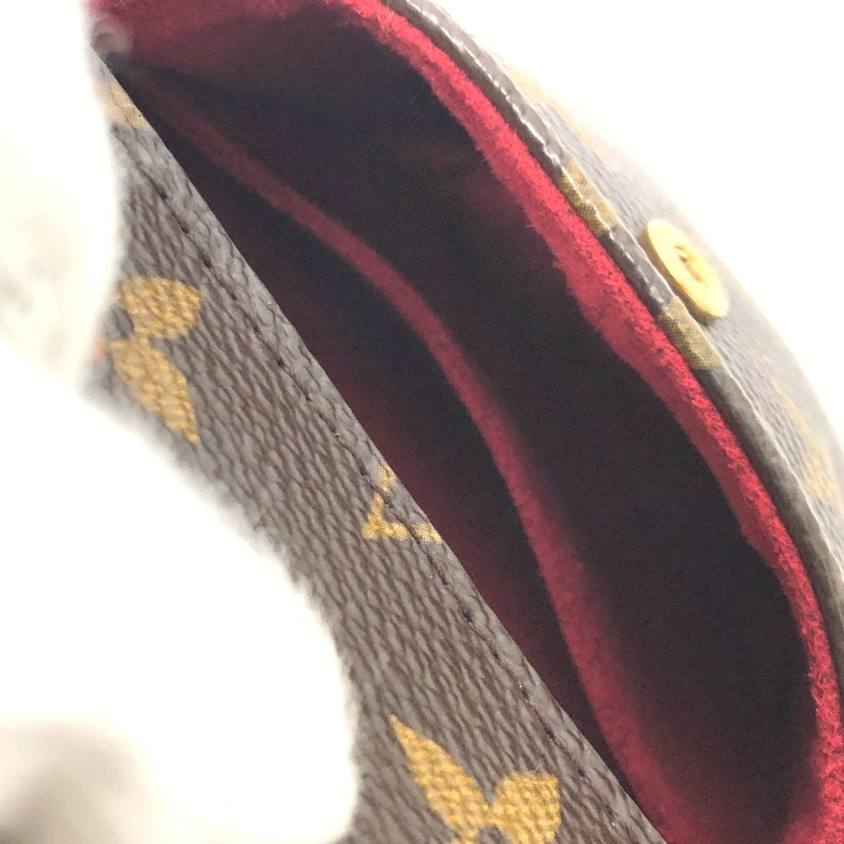 Louis Vuitton Brown Monogram Pochette Pouch (Pre-Owned)