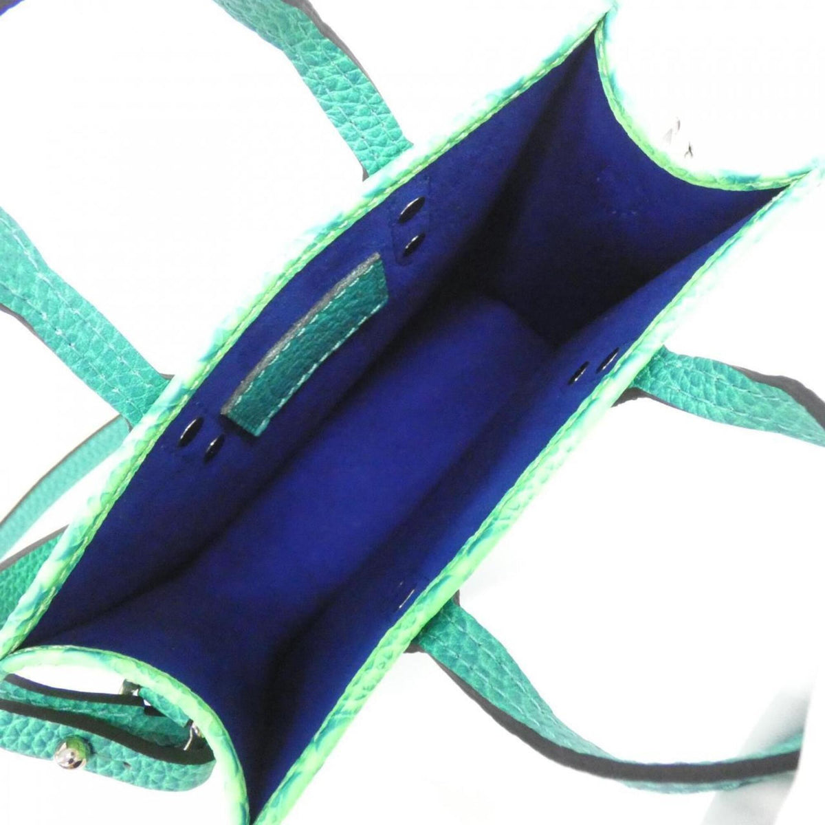 Louis Vuitton Blue Vert Leather Handbag (Pre-Owned)