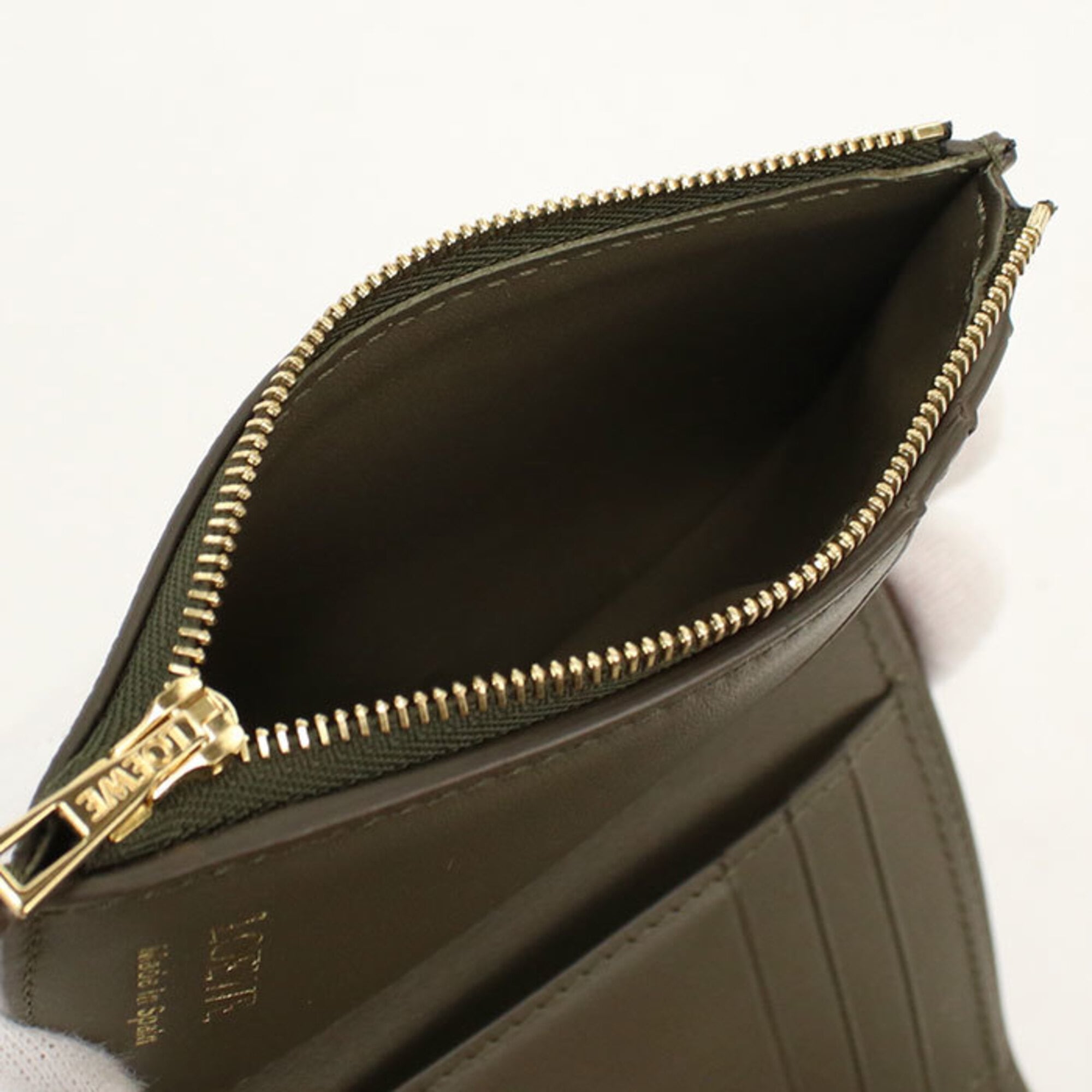 Loewe Khaki Wallet (Tri-Fold) (Pre-Owned)