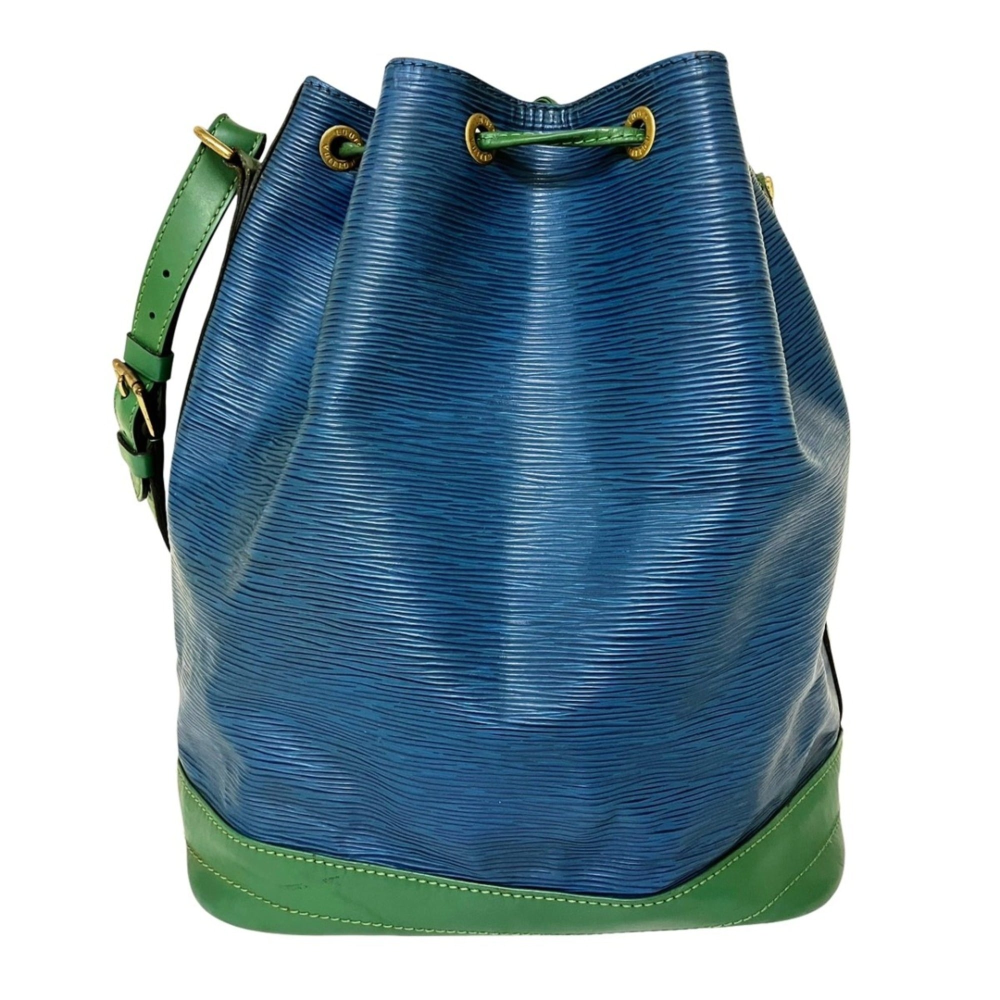 Louis Vuitton Blue Galle Green Epi Leather Shoulder Bag (Pre-Owned)