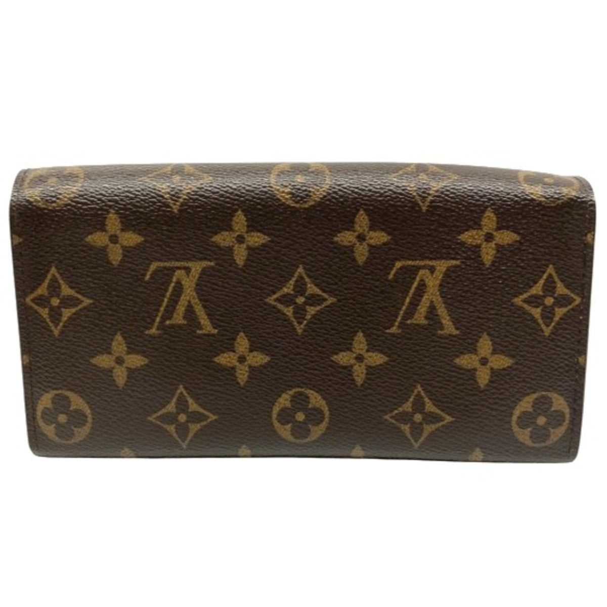Louis Vuitton Monogram Brown Monogram Long Wallet (Bi-Fold) (Pre-Owned)