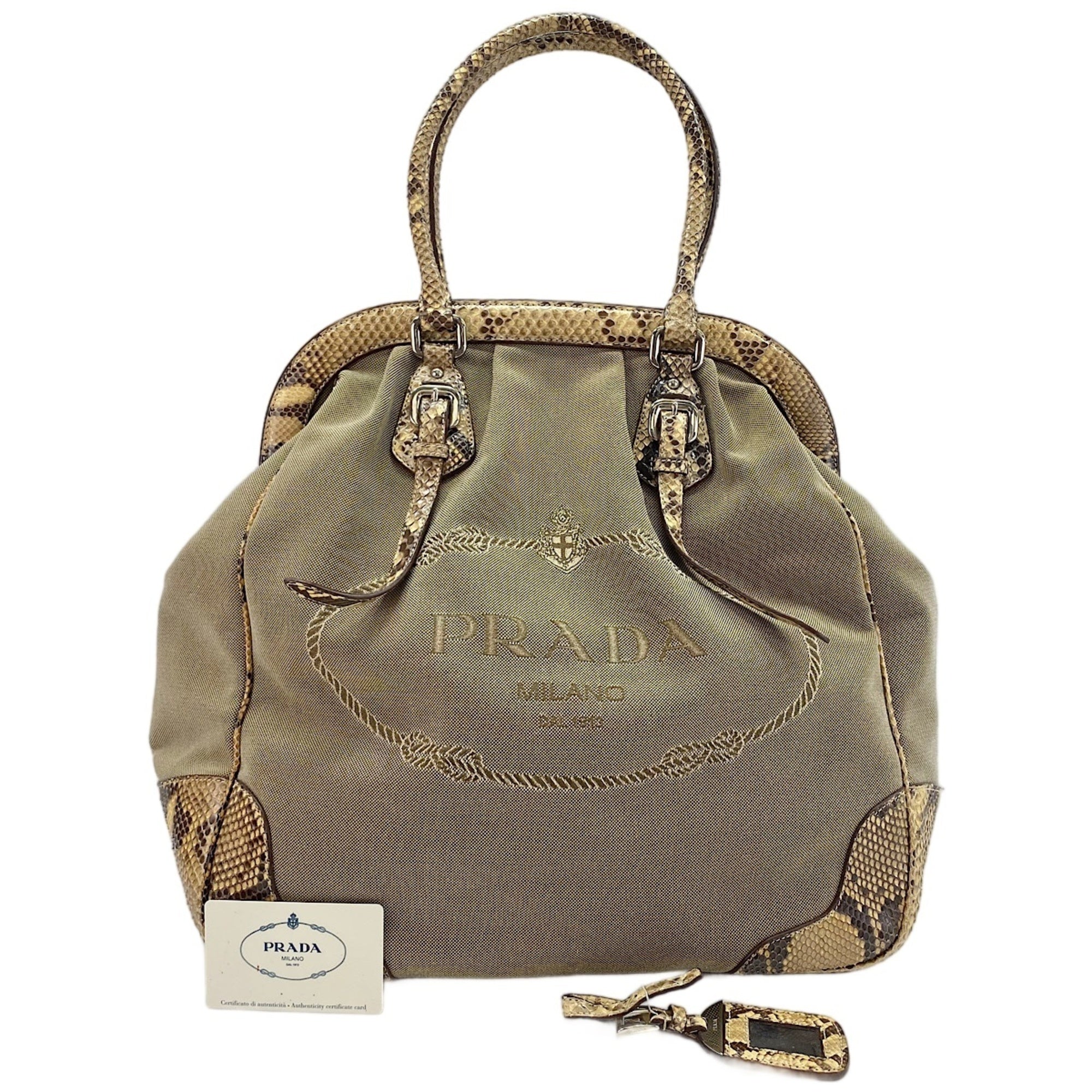 Prada Beige Handbag (Pre-Owned)